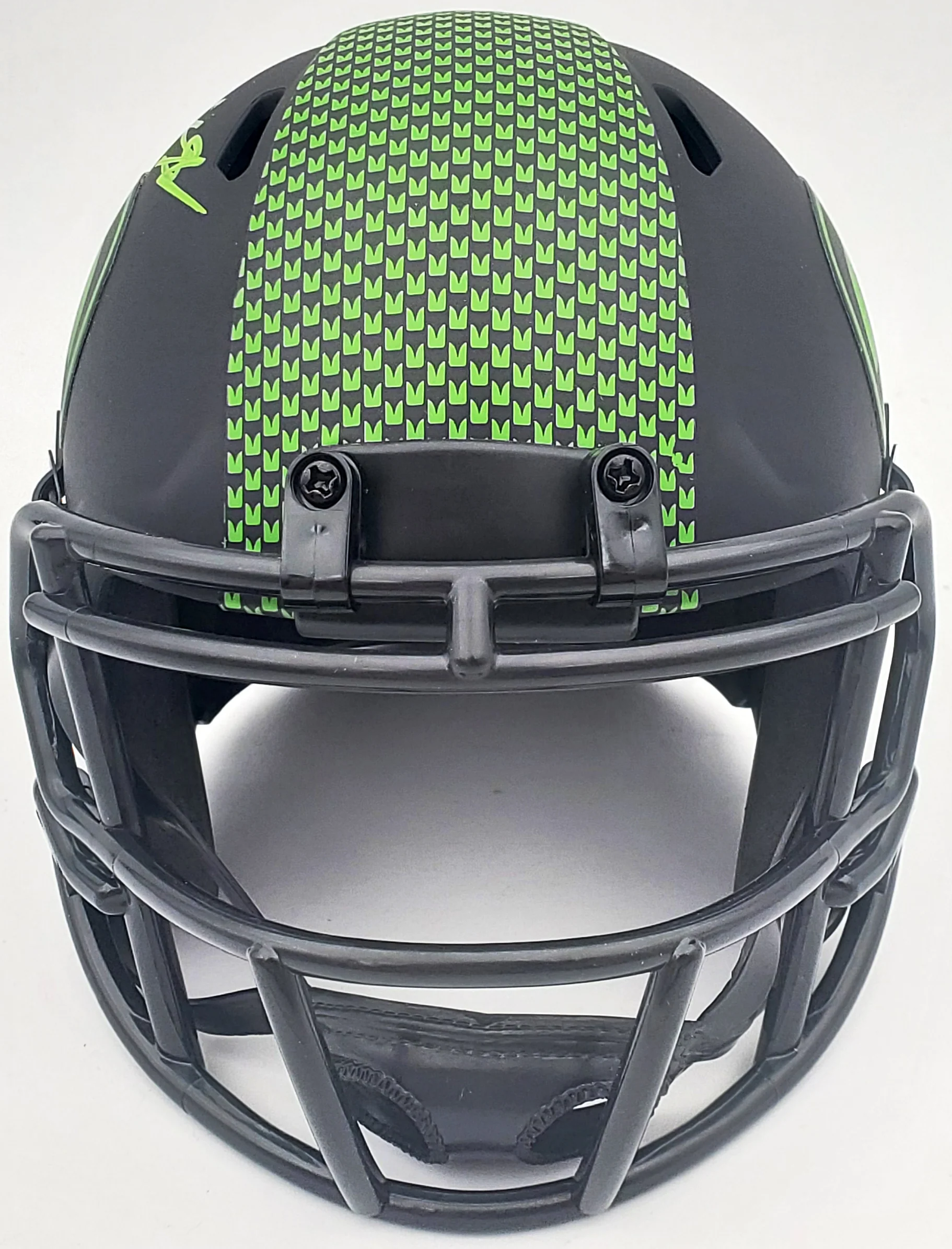 Michael Dickson Autographed Seattle Seahawks Eclipse Black Speed Mini Helmet MCS Holo Stock #200269 - Image 5