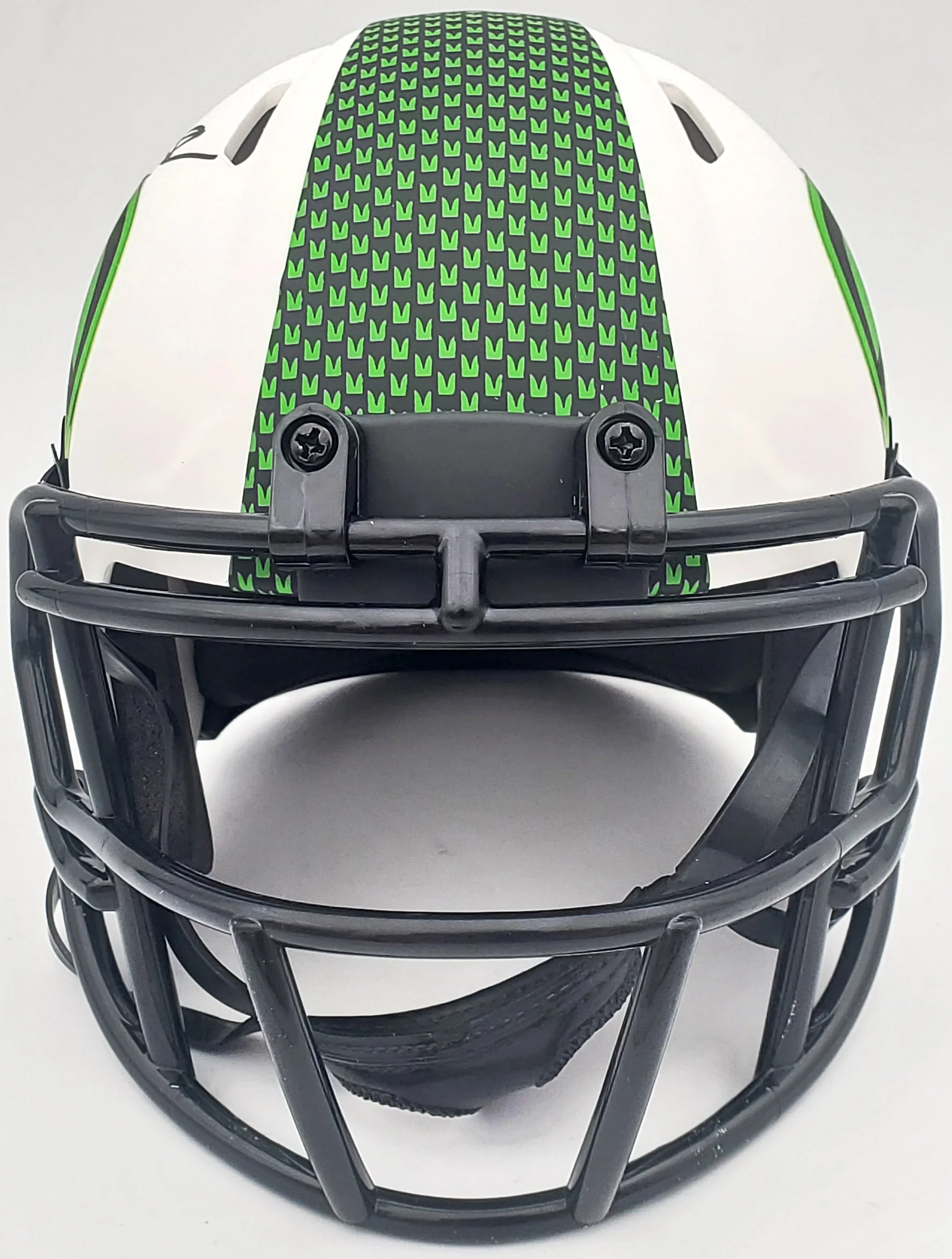Michael Dickson Autographed Seattle Seahawks Lunar Eclipse White Speed Mini Helmet MCS Holo Stock #200270 - Image 5