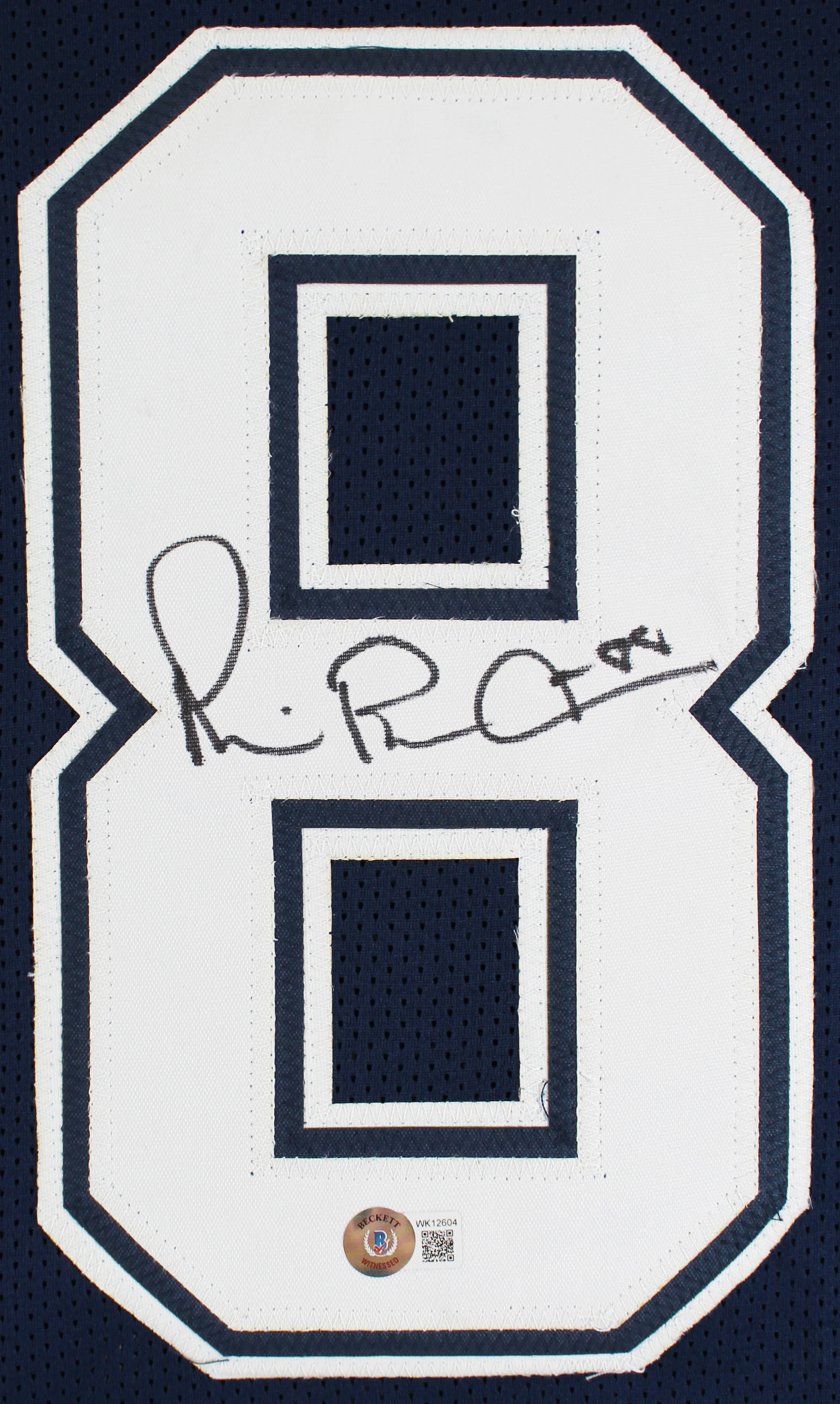 Michael Irvin Authentic Signed Navy Blue Pro Style Framed Jersey BAS Witnessed 2 - Image 3