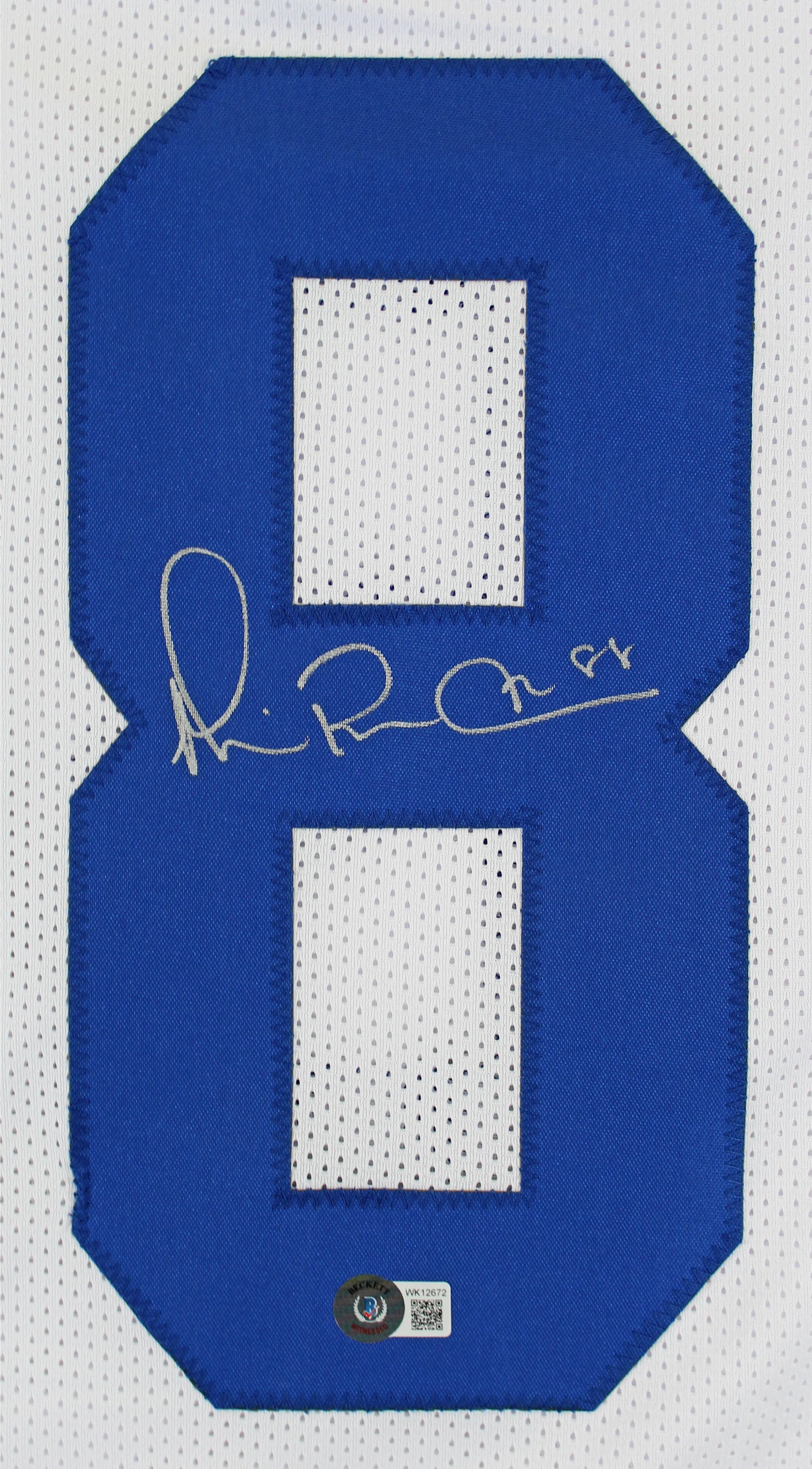 Michael Irvin Authentic Signed White Pro Style Jersey BAS Witnessed 2 - Image 3