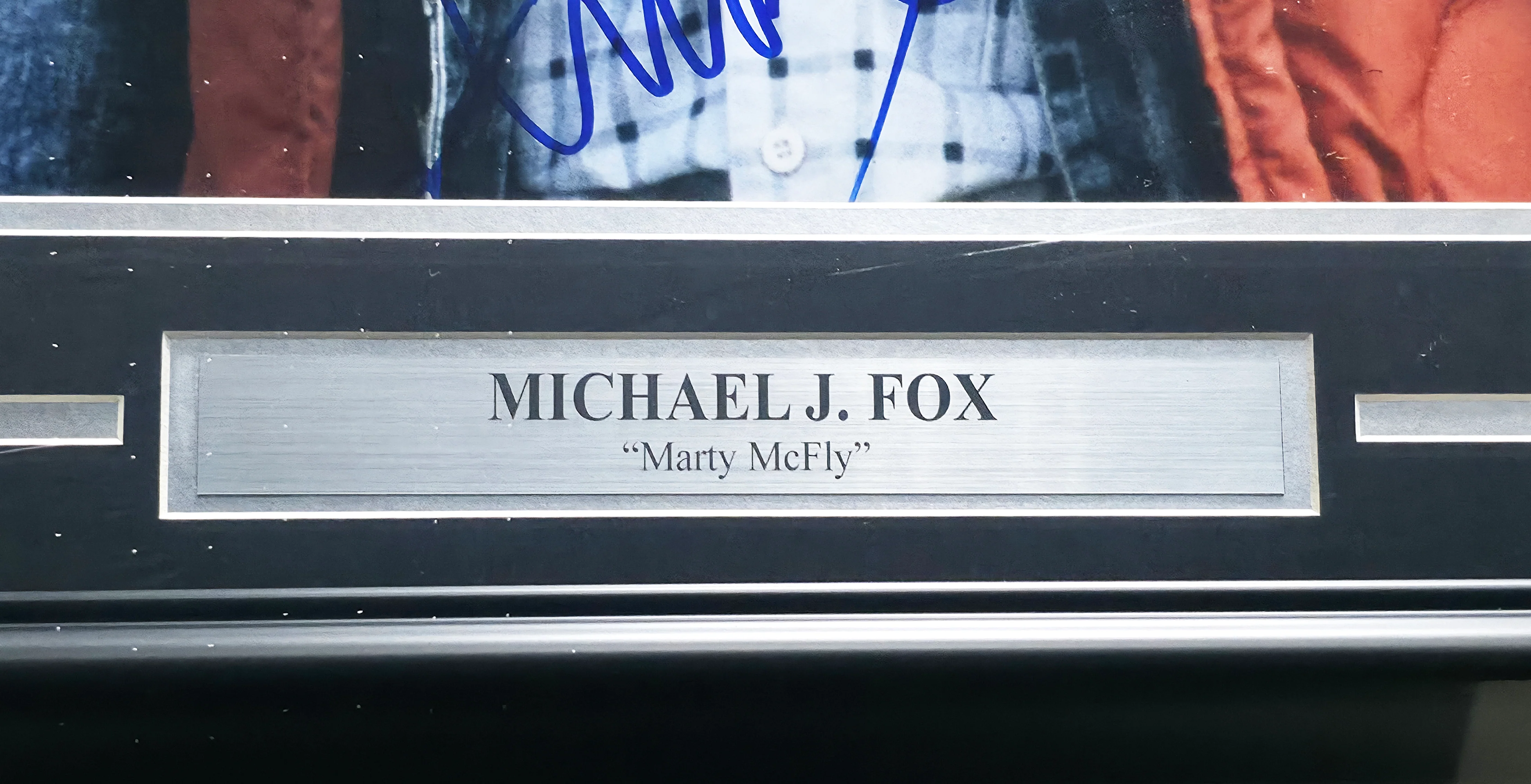 Michael J. Fox Autographed Framed 16x20 Photo Back to the Future (Damaged) Beckett BAS Witness #2W276348 - Image 4