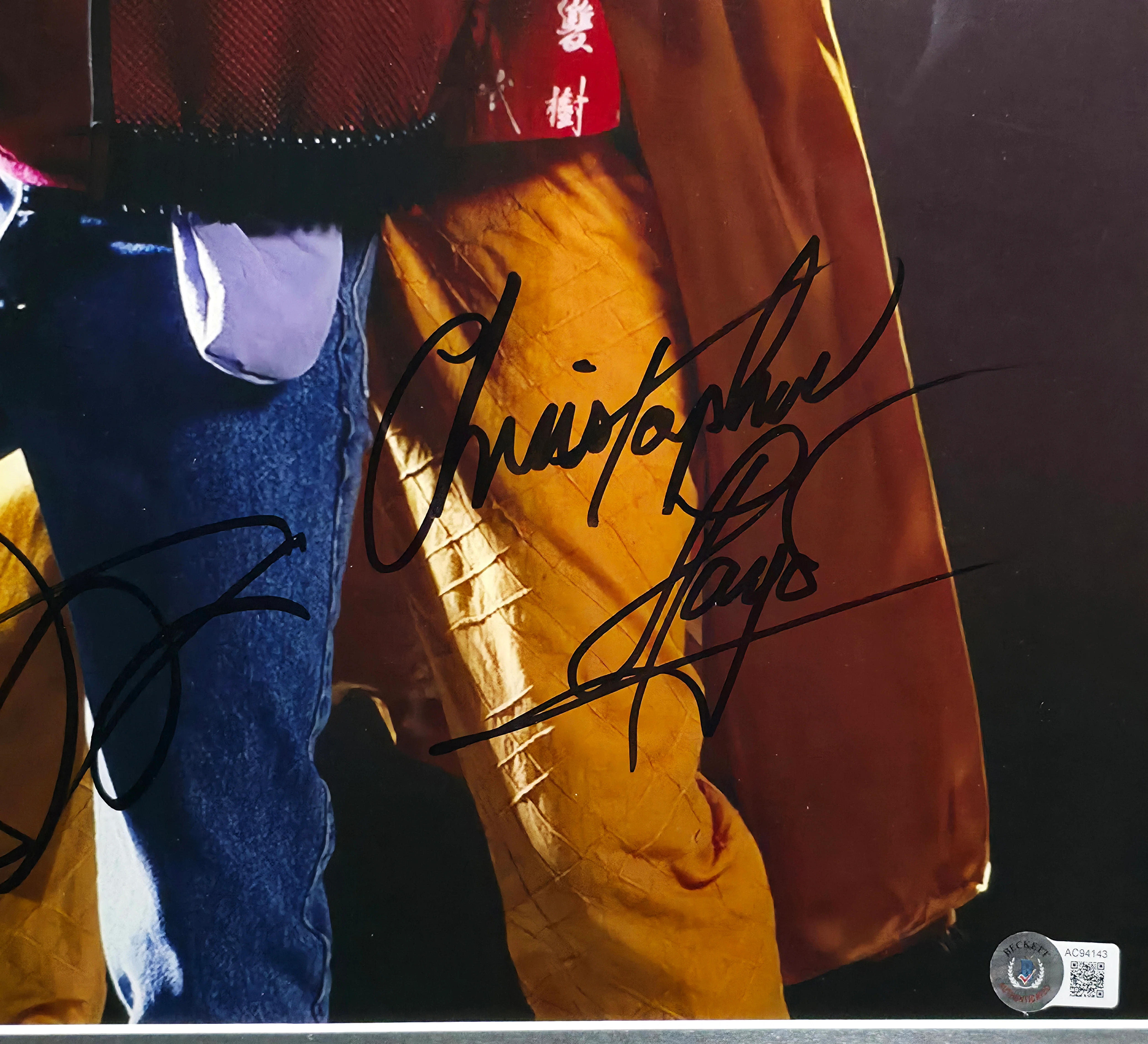 Michael J. Fox & Christopher Llyod Autographed Framed 16x20 Photo Back to the Future Beckett BAS #AC94143 - Image 4
