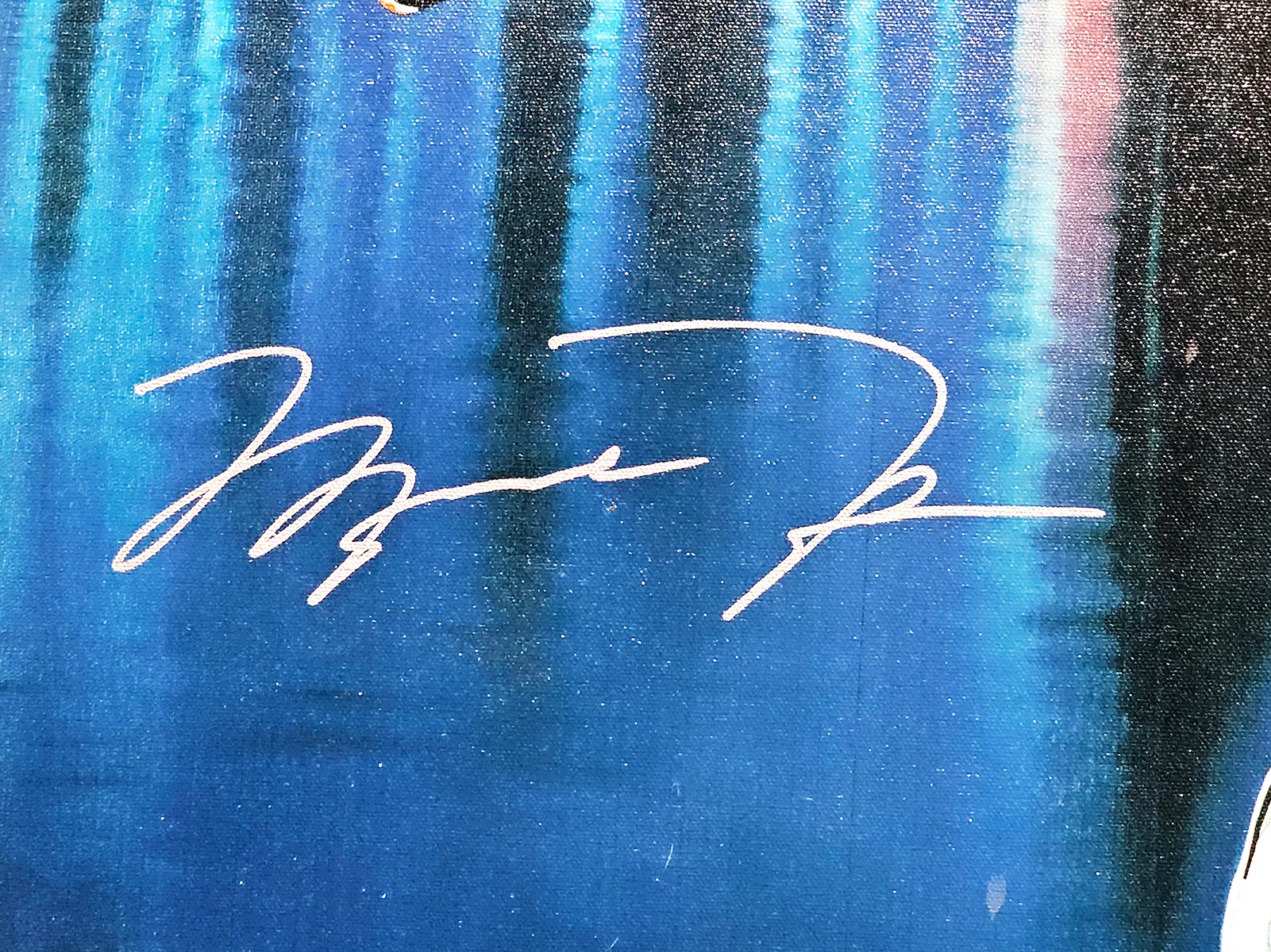 Michael Jordan Autographed 30x40 Chicago's Finest Canvas Photo Chicago Bulls Auto Grade 10 With Artist Proof #23/123 His Jersey Number UDA Holo & Beckett BAS #AC74565 - Image 4