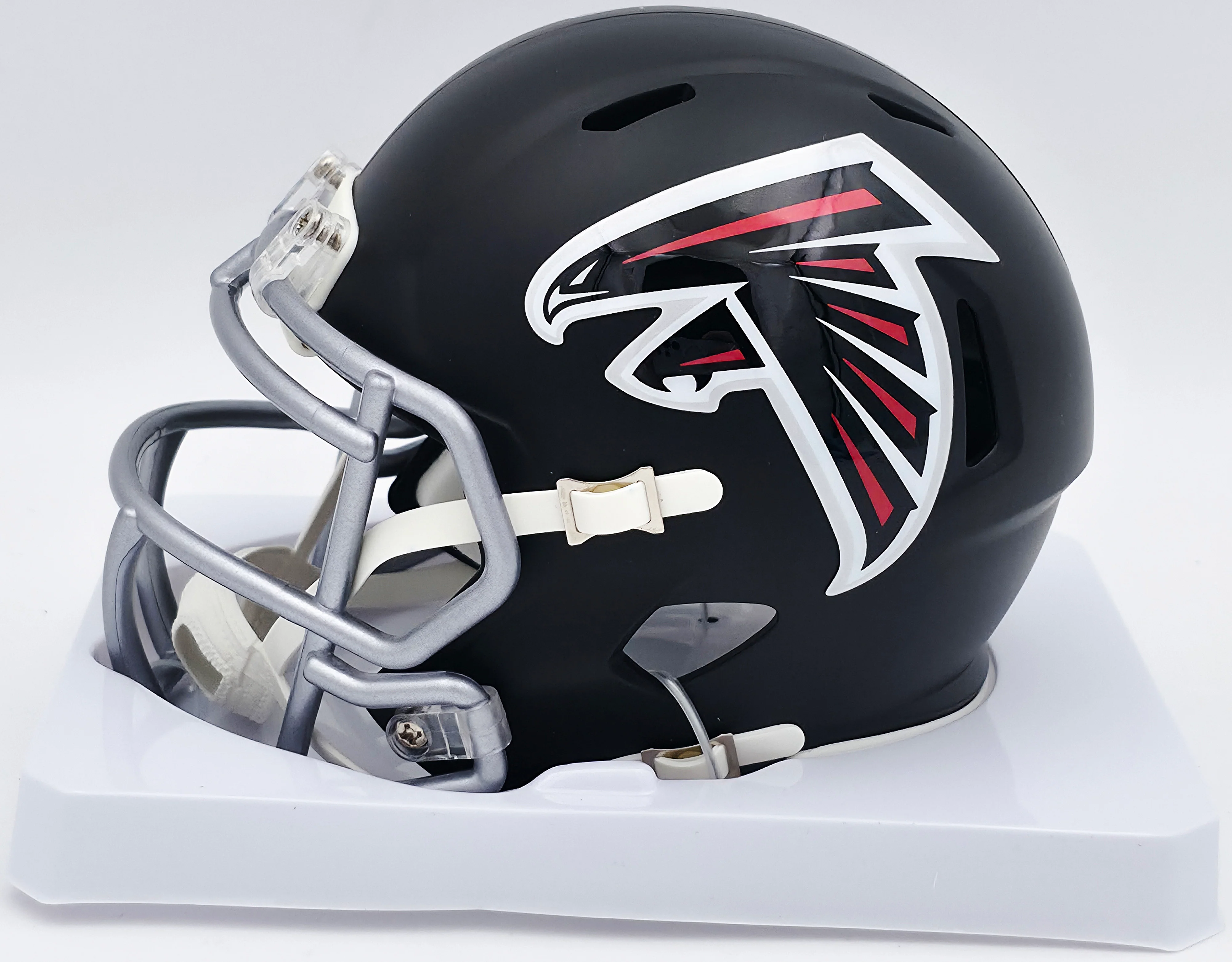 Michael Penix Jr. Autographed Atlanta Falcons Black Speed Mini Helmet Beckett BAS Witness #2W906732 - Image 5