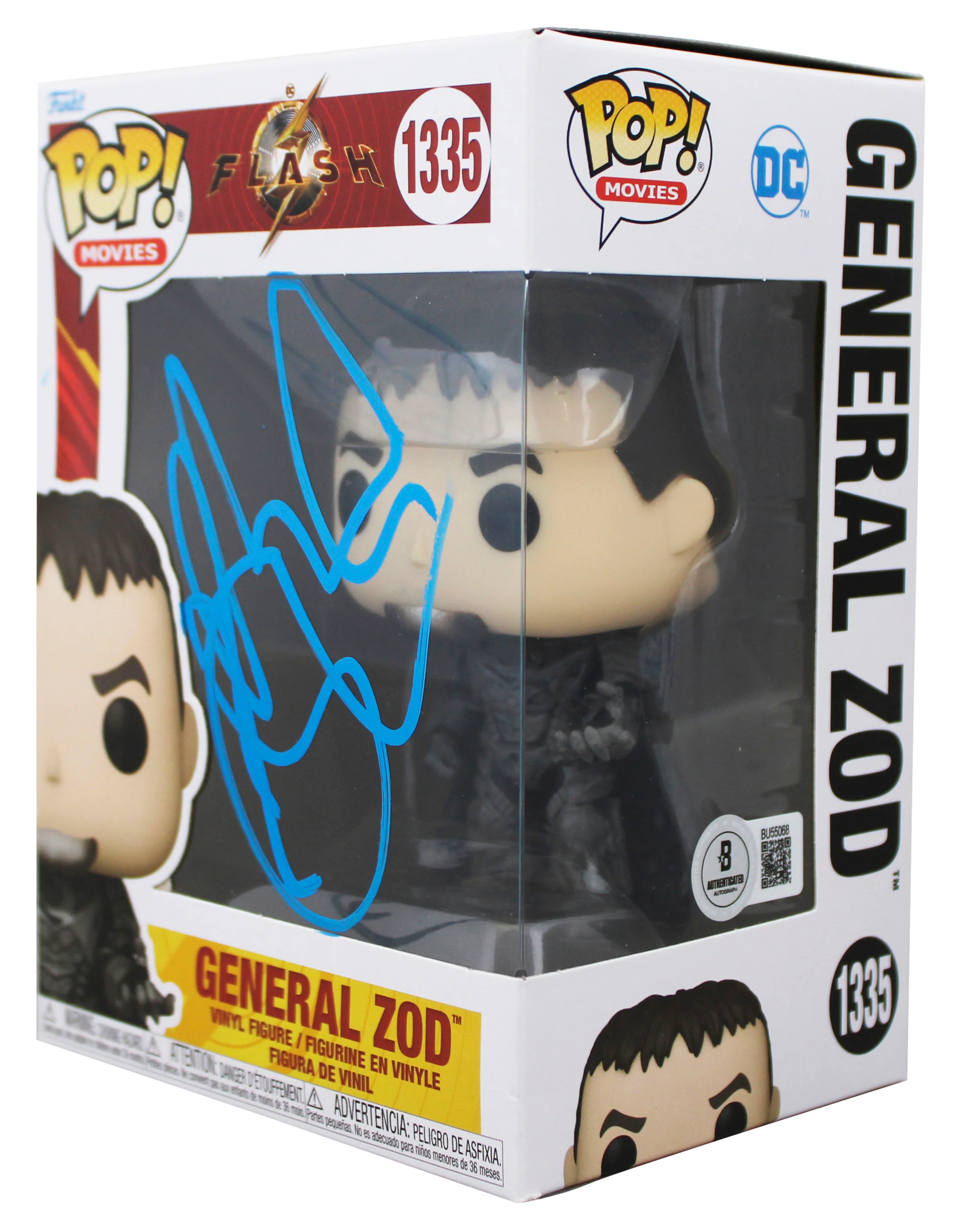 Michael Shannon Signed General Zod #1335 Funko Pop Vinyl Figure BAS #BU55068 - Image 3
