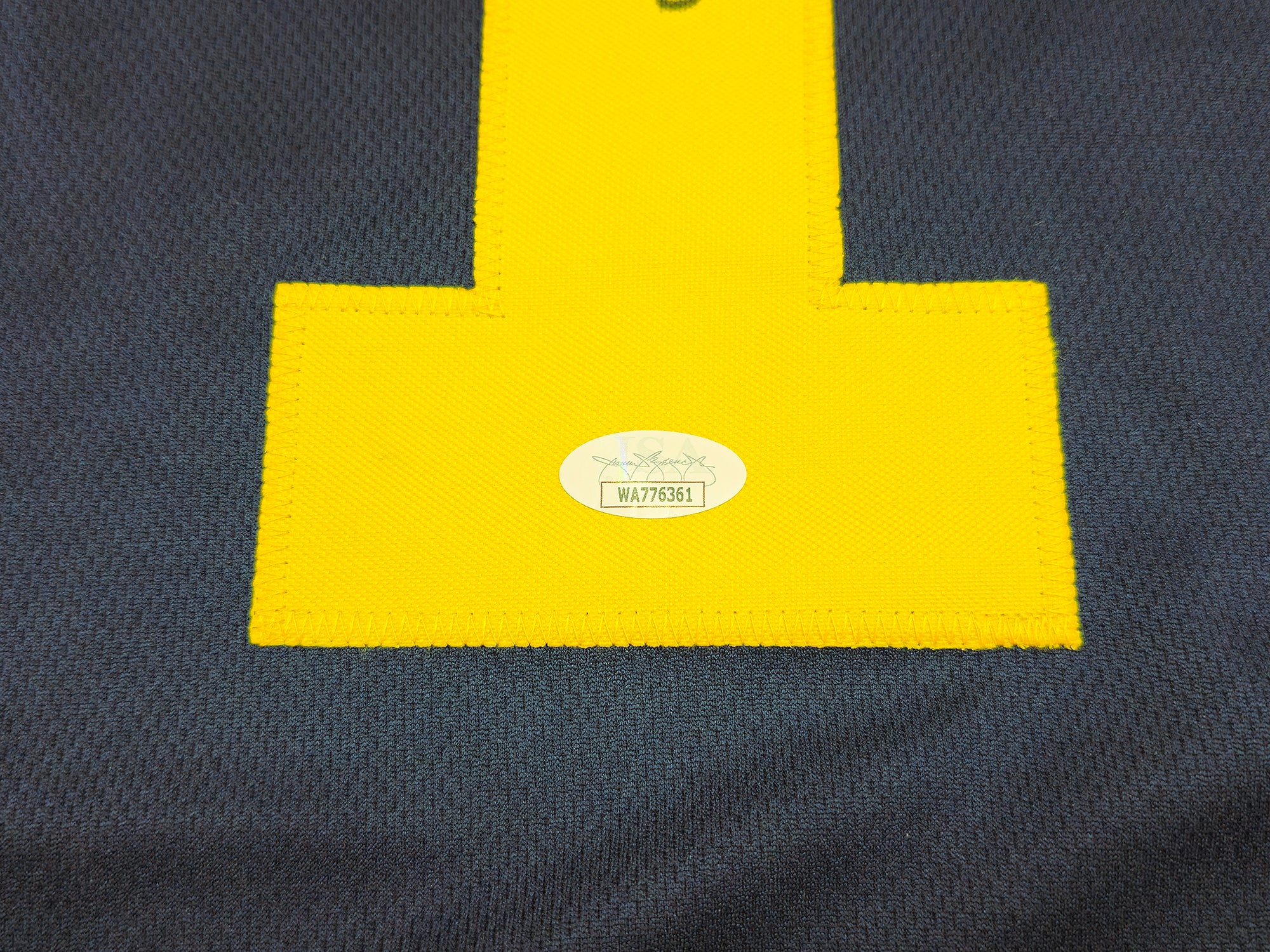 Michigan Wolverines Anthony Carter Autographed Blue Jersey JSA Stock #234505 - Image 5