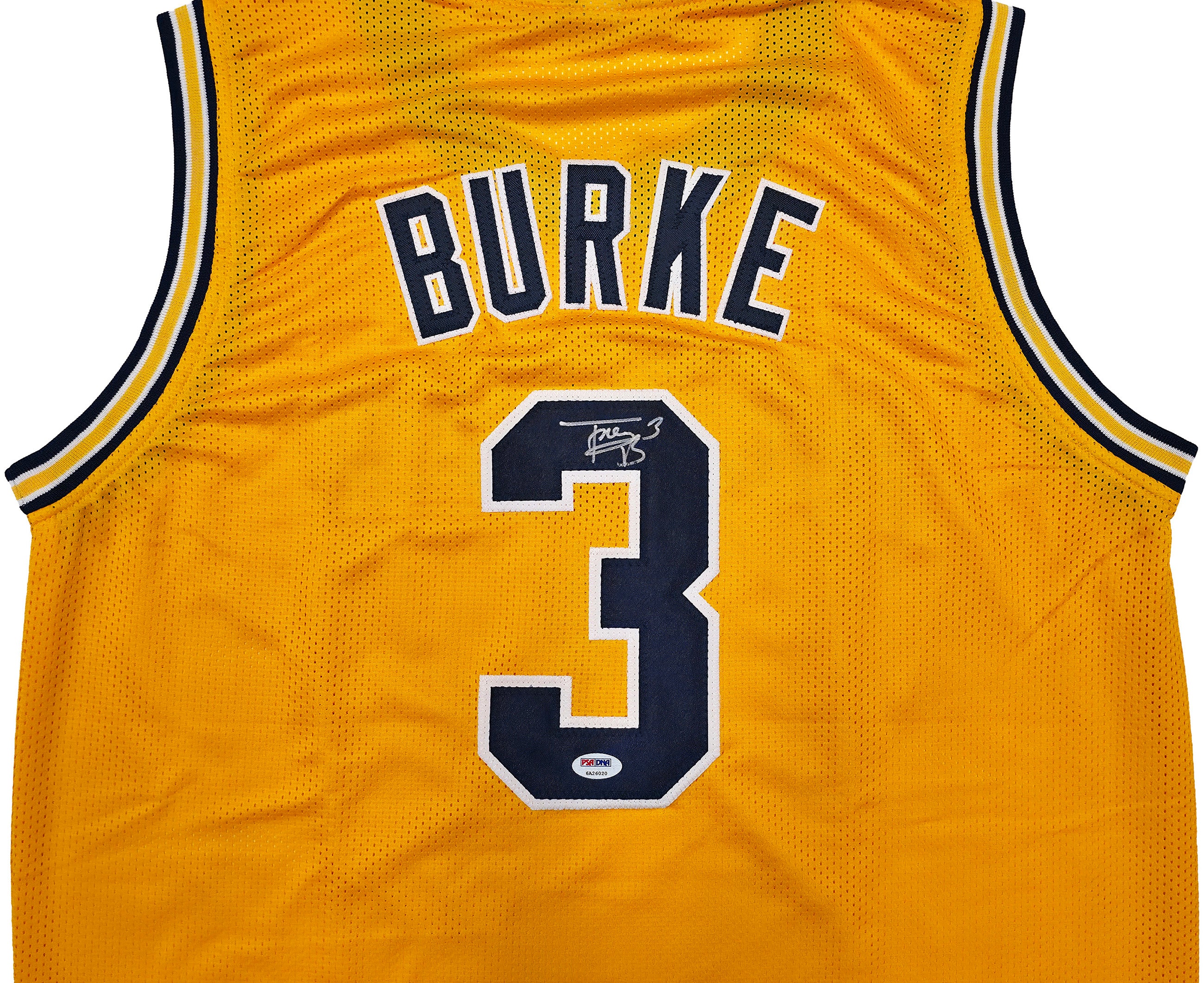 Michigan Wolverines Trey Burke Autographed Yellow Jersey PSA/DNA Stock #261451 - Image 3