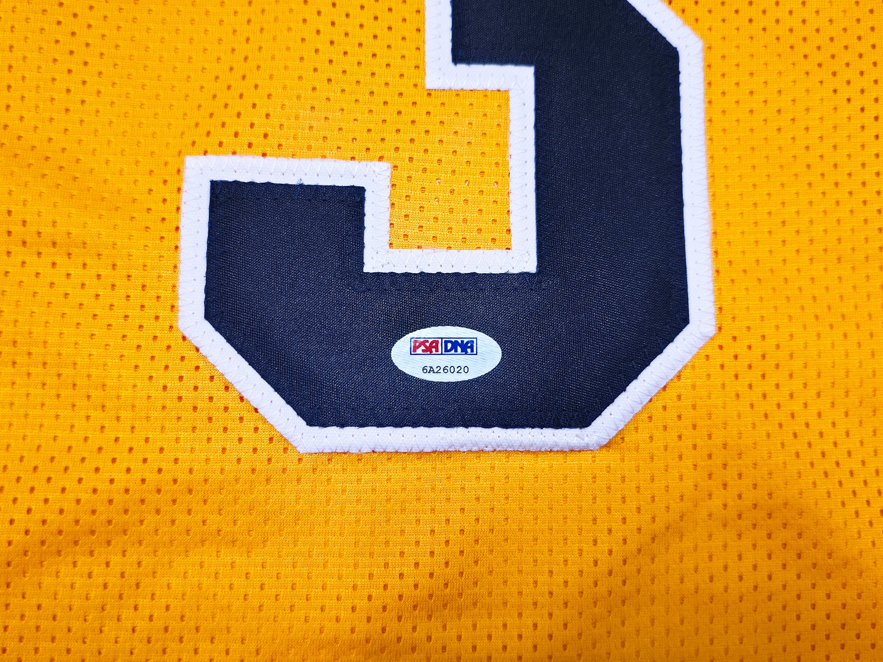 Michigan Wolverines Trey Burke Autographed Yellow Jersey PSA/DNA Stock #261451 - Image 5