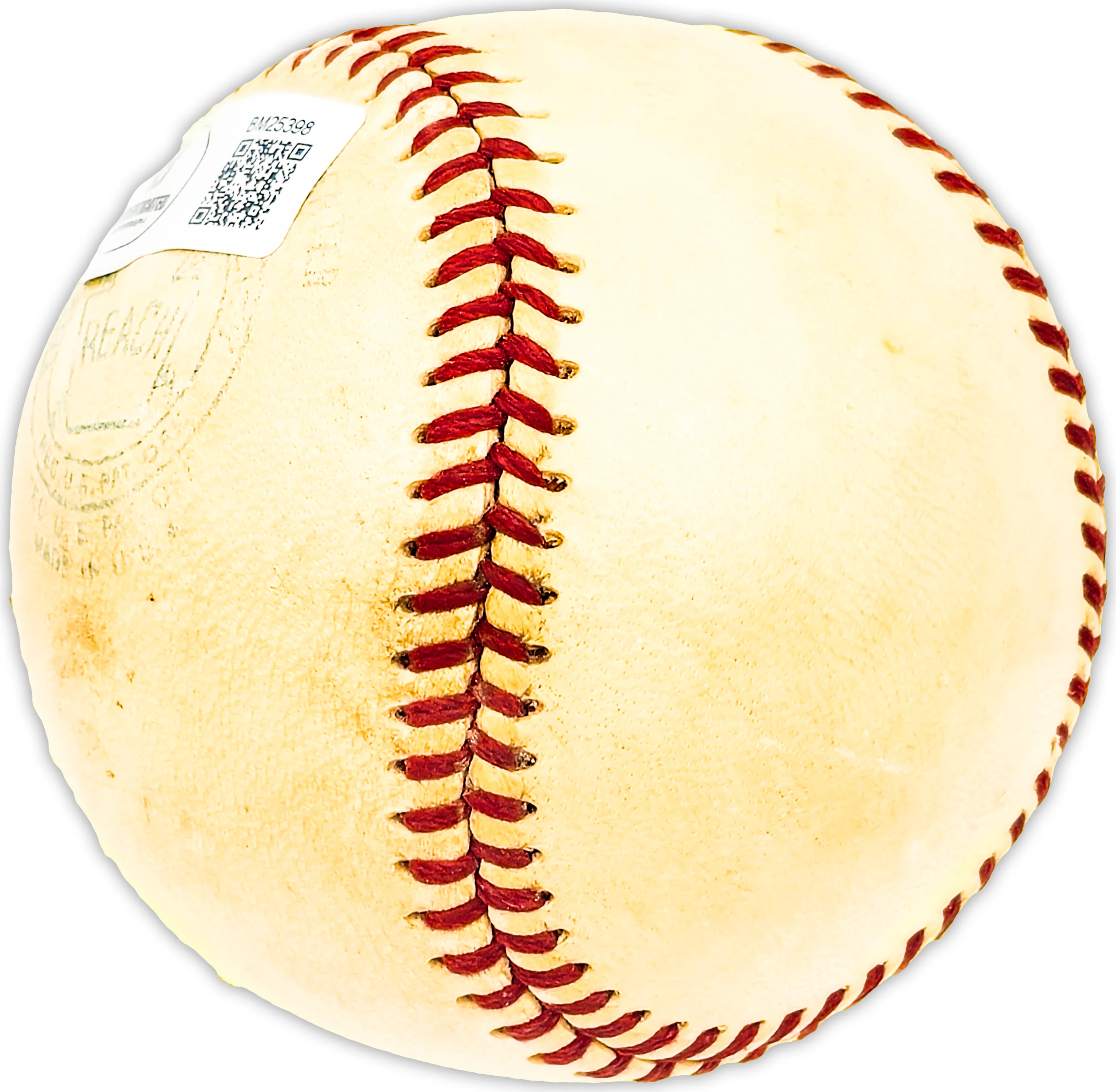 Mickey Grasso Autographed Official Harridge AL Baseball Cleveland Indians, San Francisco Giants Beckett BAS QR #BM25398 - Image 4