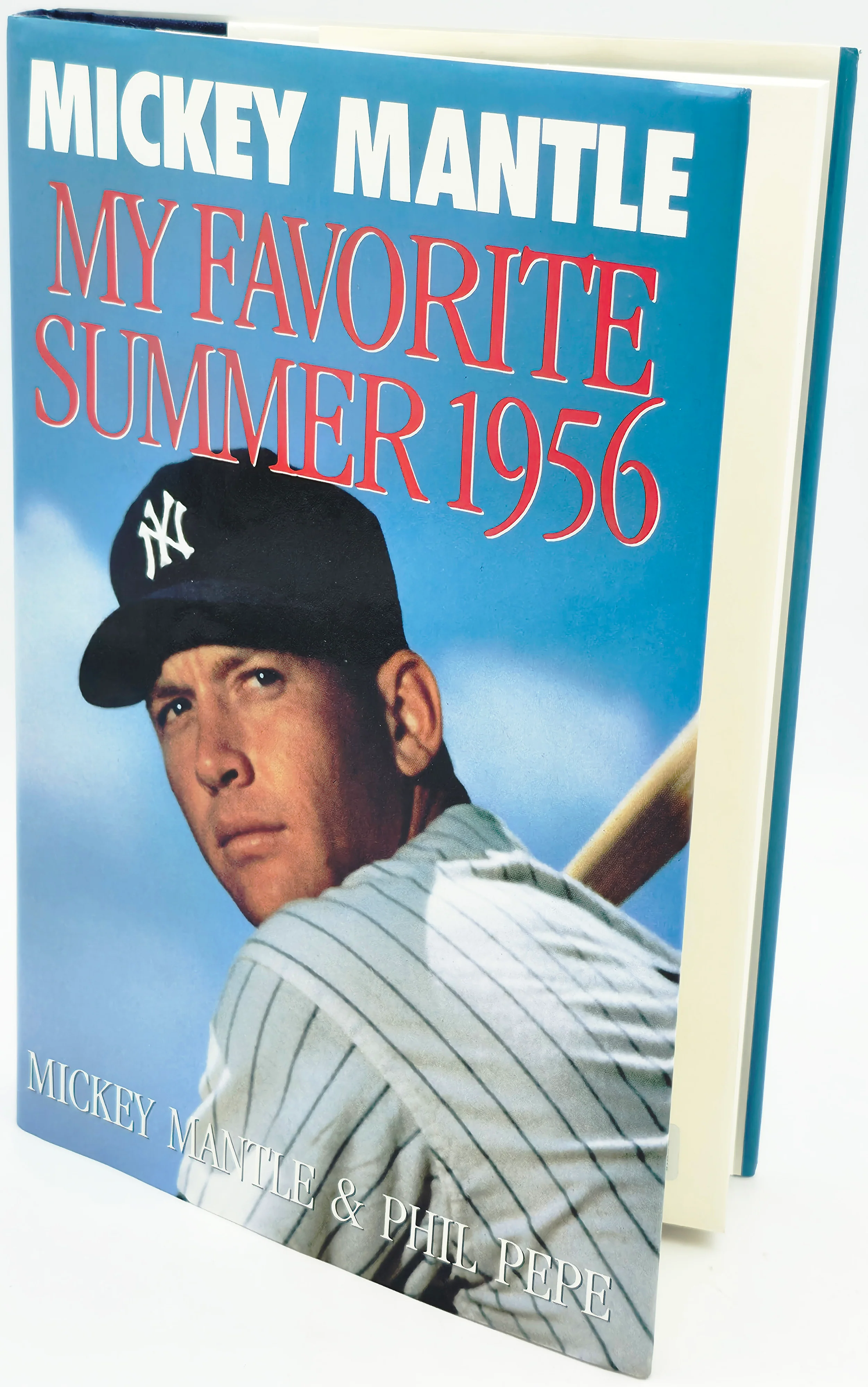 Mickey Mantle Autographed My Favorite Summer 1956 Book New York Yankees Beckett BAS #AE85523 - Image 4