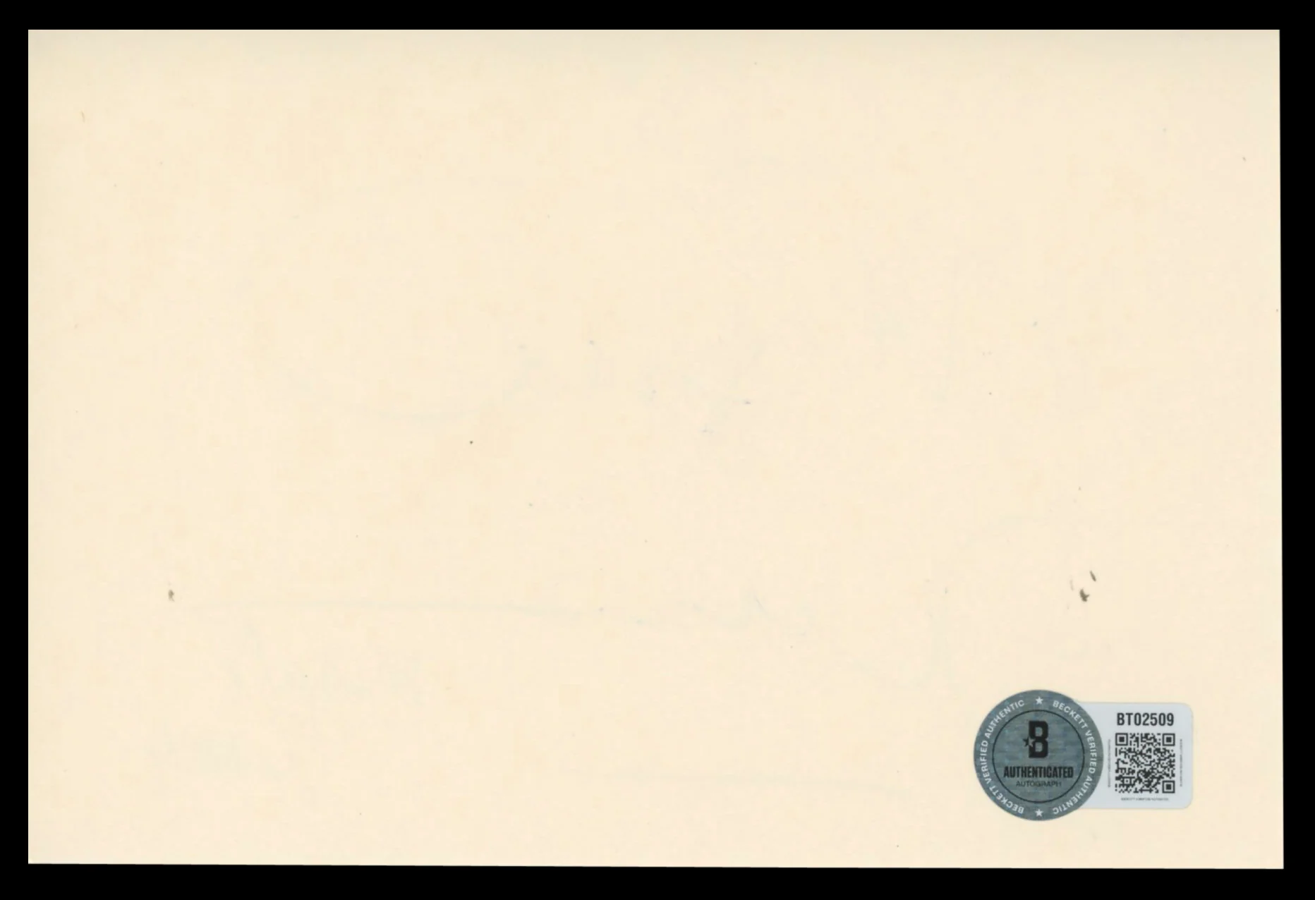 Miguel Ferrer NCIS: Los Angeles Authentic Signed 4x6 Index Card BAS #BT02509 - Image 3