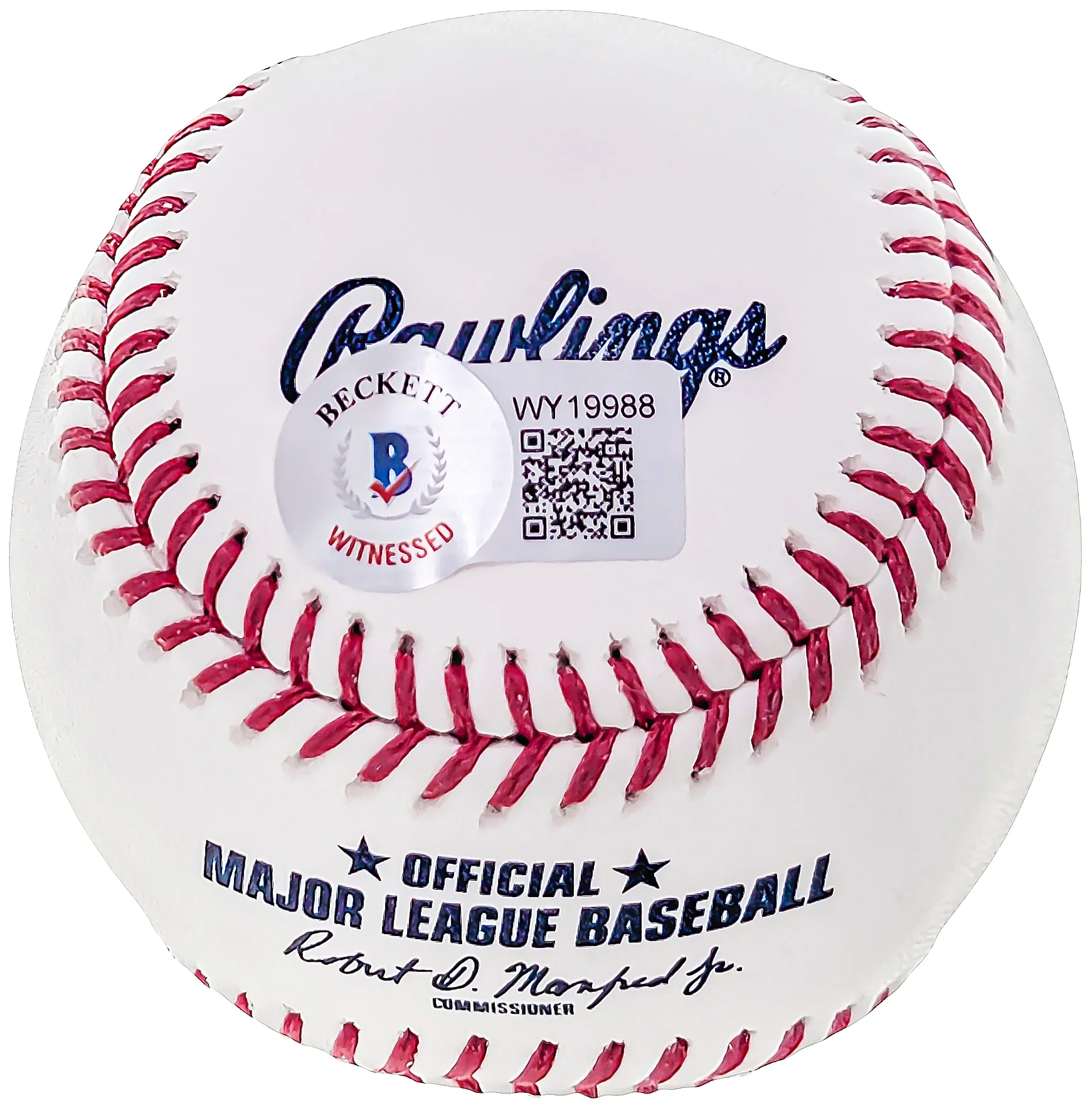 Miguel Vargas Autographed Official 2022 All Star Futures MLB Game Baseball Dodgers, White Sox Full Name Beckett BAS Witness Stock #207565 - Image 5