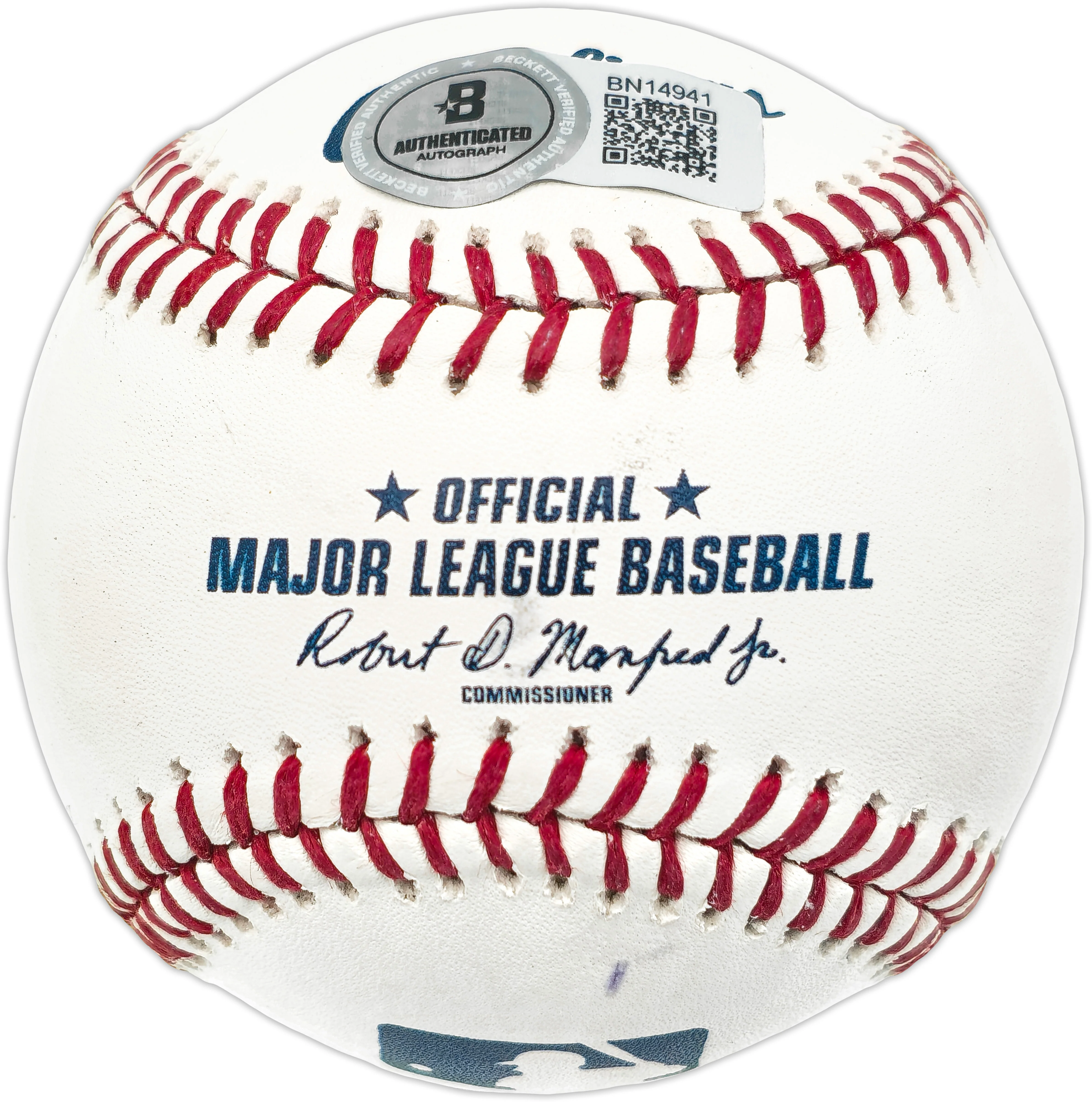 Mike Blowers Autographed Official MLB Baseball M's, Yankees Beckett BAS QR #BN14941 - Image 2