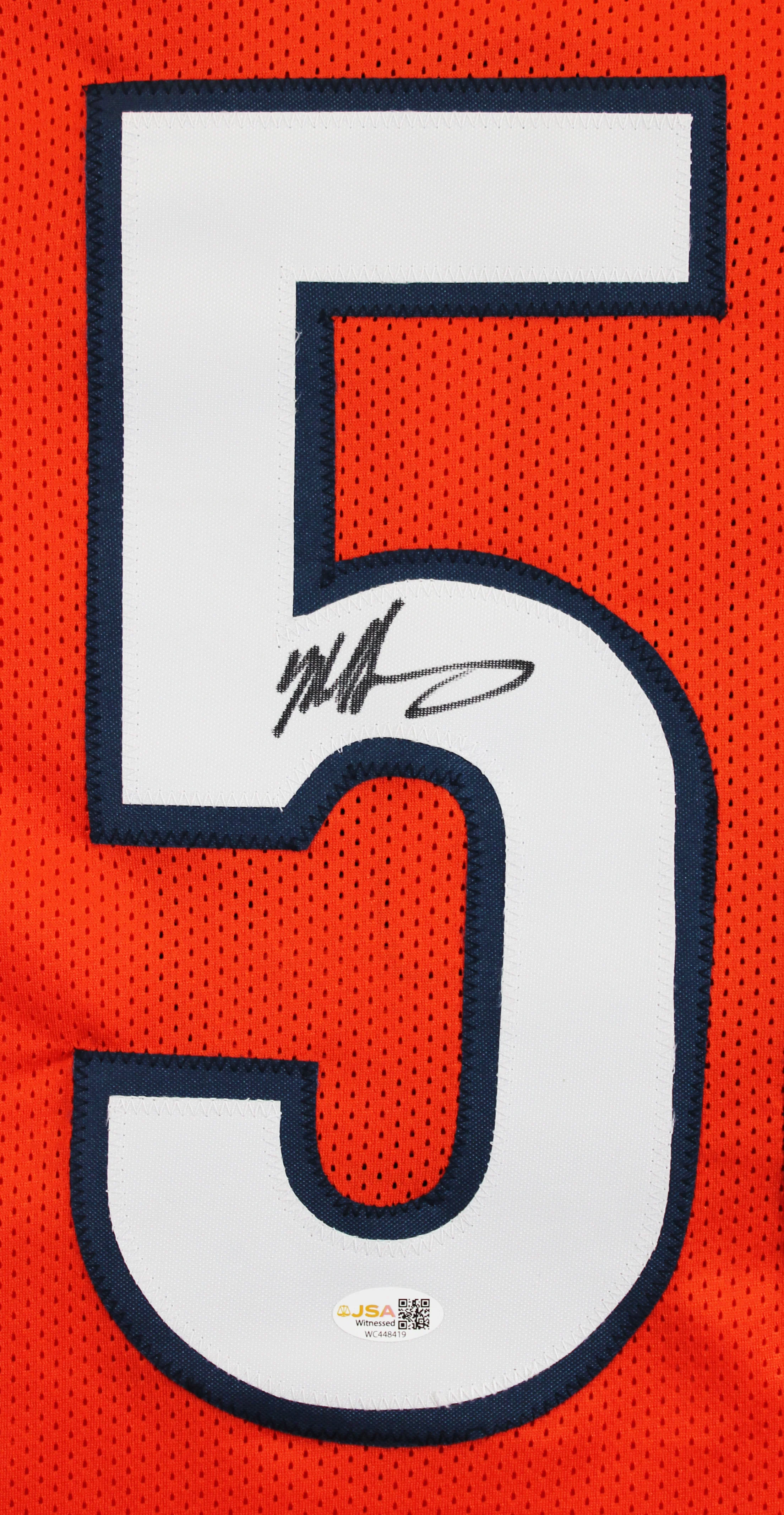 Mike Singletary Authentic Signed Orange Pro Style Jersey Autographed JSA Witness - Image 3