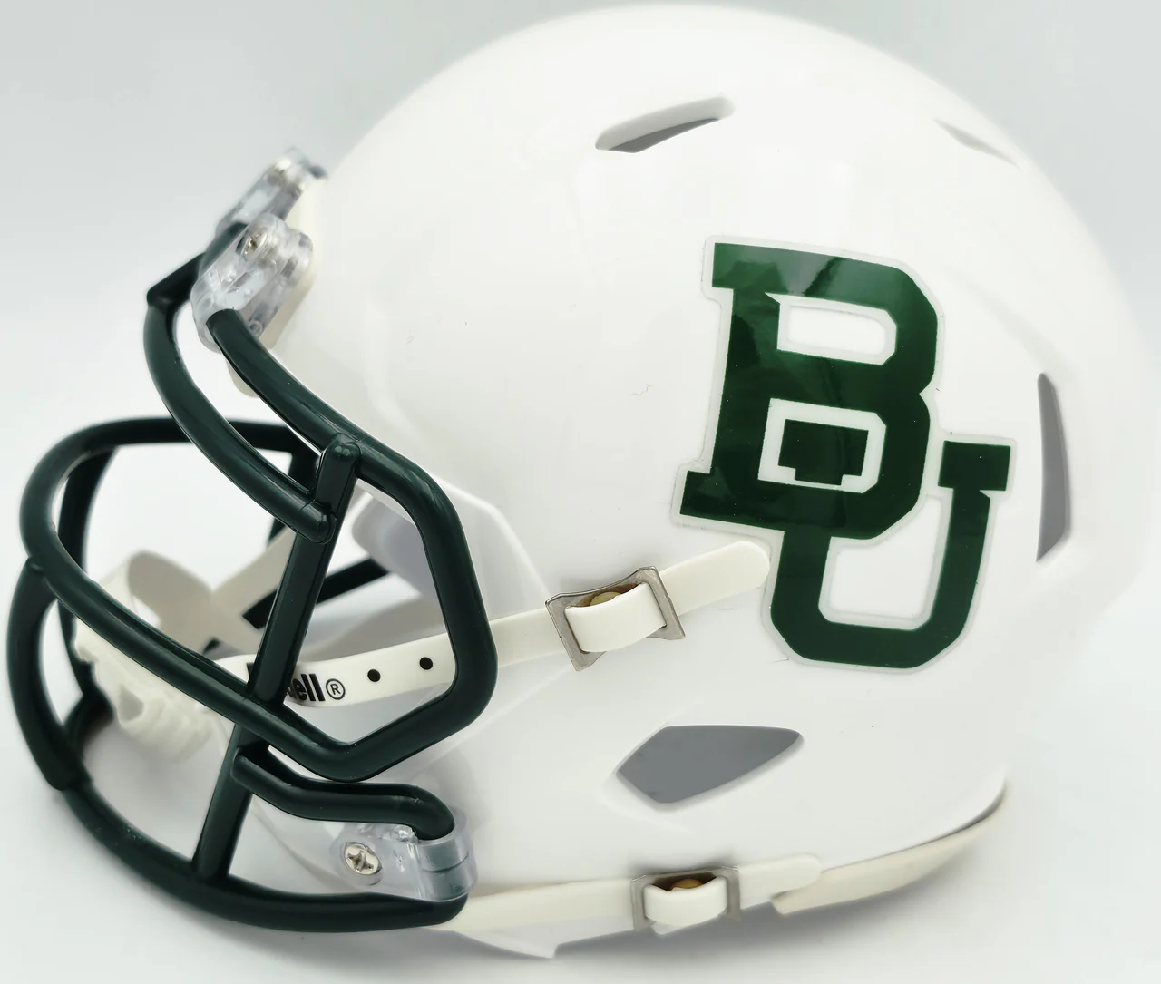 Mike Singletary Autographed Baylor Bears White Speed Mini Helmet Beckett BAS Witness Stock #261922 - Image 3
