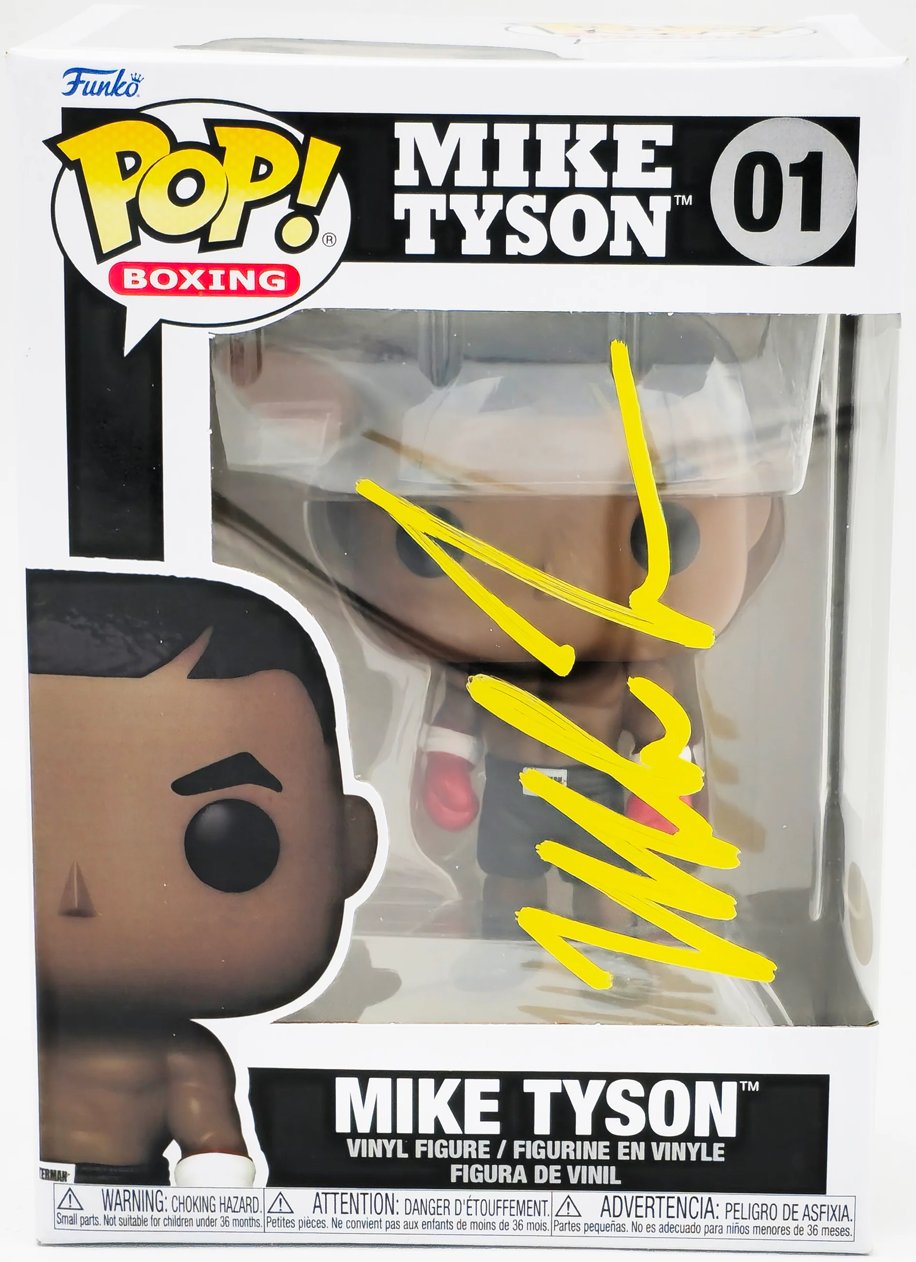 Mike Tyson Autographed Funko Pop Vinyl Figurine #01 JSA Stock #237078 - Image 2