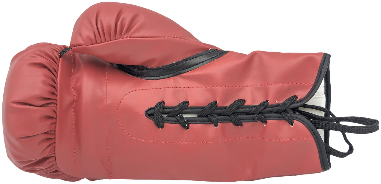 Mike Tyson Autographed Red Everlast Boxing Glove (Right Handed RH, Black) JSA Stock #228073 - Image 4