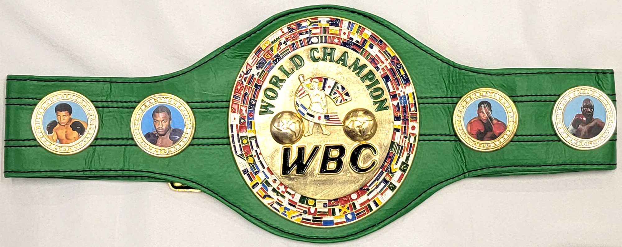 Mike Tyson Autographed World Champion WBC Belt Beckett BAS Witness #WX99794 - Image 3