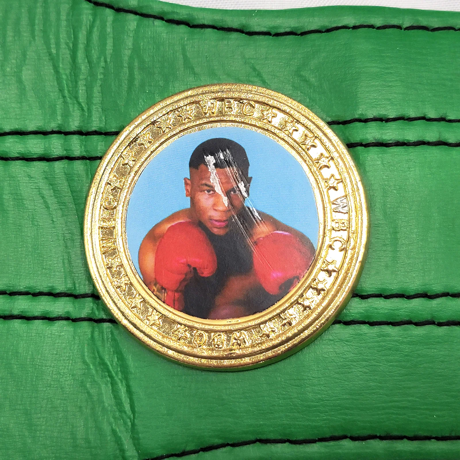 Mike Tyson Autographed World Champion WBC Belt Beckett BAS Witness #WX99794 - Image 5