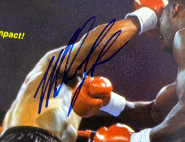 Mike Tyson & Henry Tillman Autographed Magazine Poster Photo Vintage PSA/DNA #T19764 - Image 2
