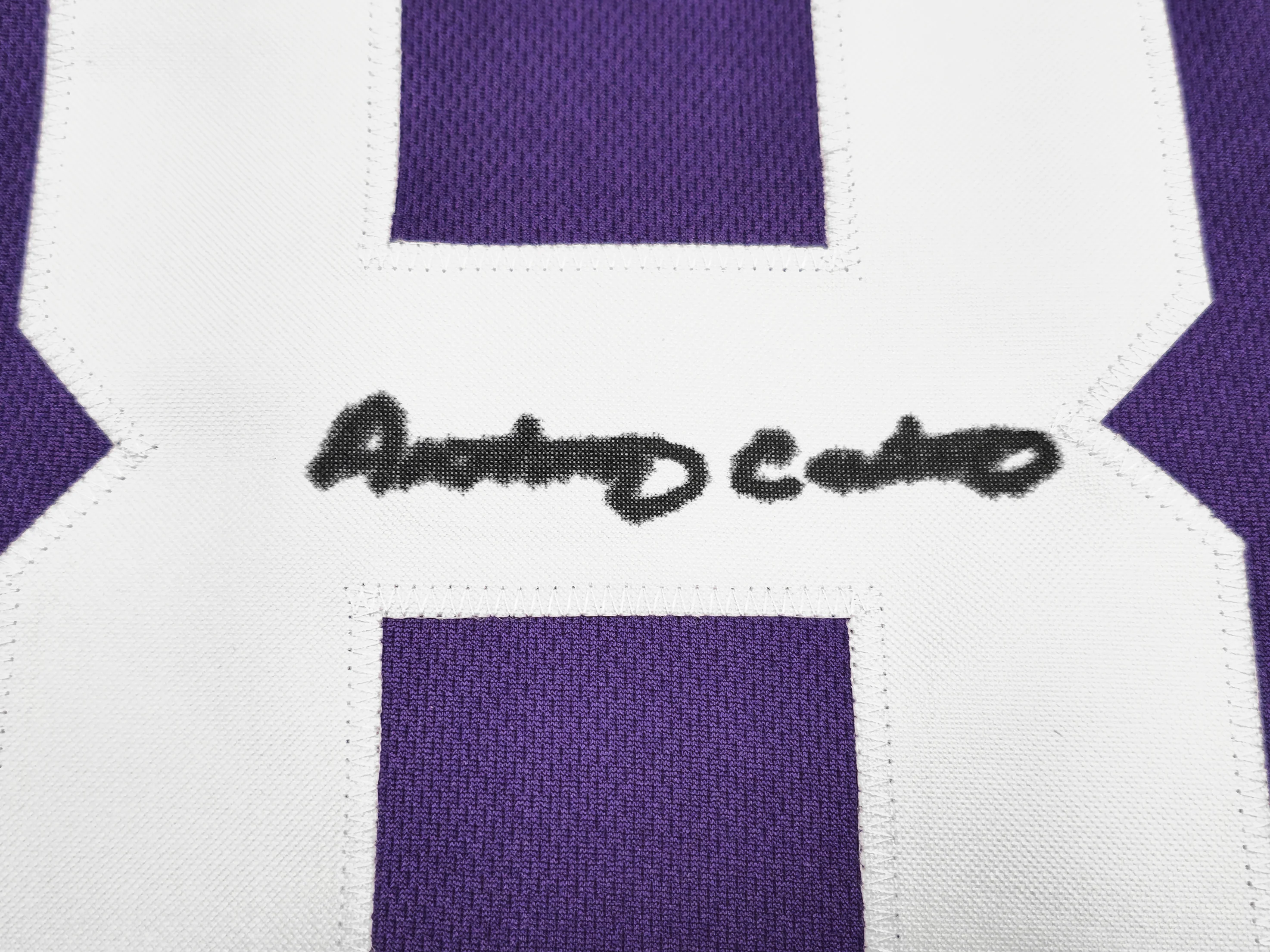Minnesota Vikings Anthony Carter Autographed Purple Jersey JSA Stock #234502 - Image 3