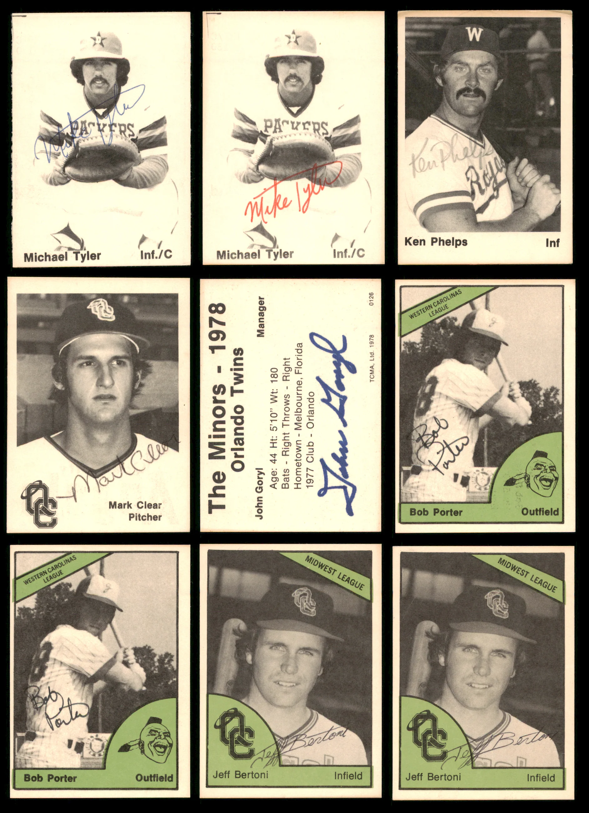 Minor League Baseball Autographed Cards 107 Count Lot SKU #238546 - Image 5