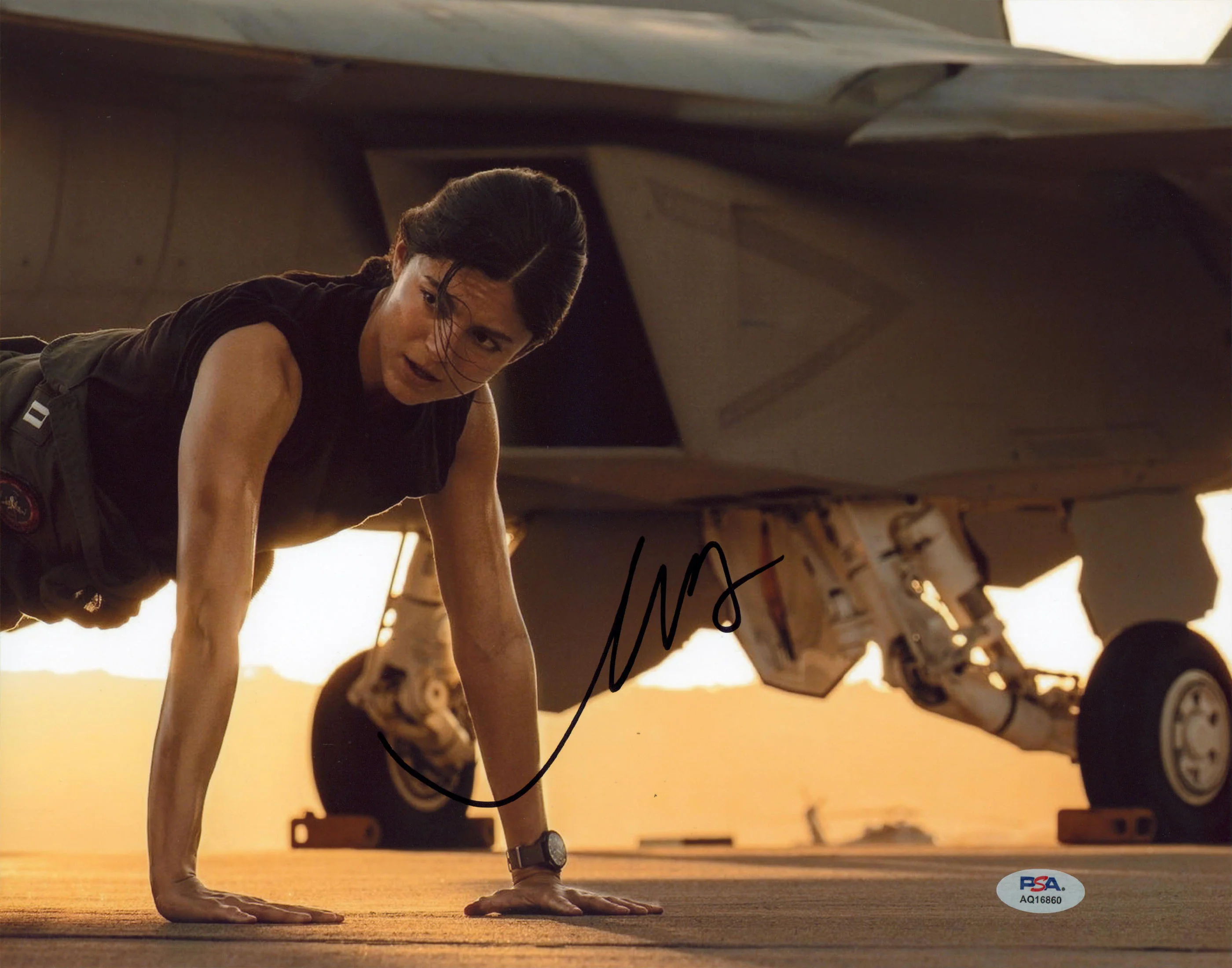 Monica Barbaro Top Gun: Maverick Authentic Signed 11x14 Photo PSA/DNA #AQ16860 - Image 2