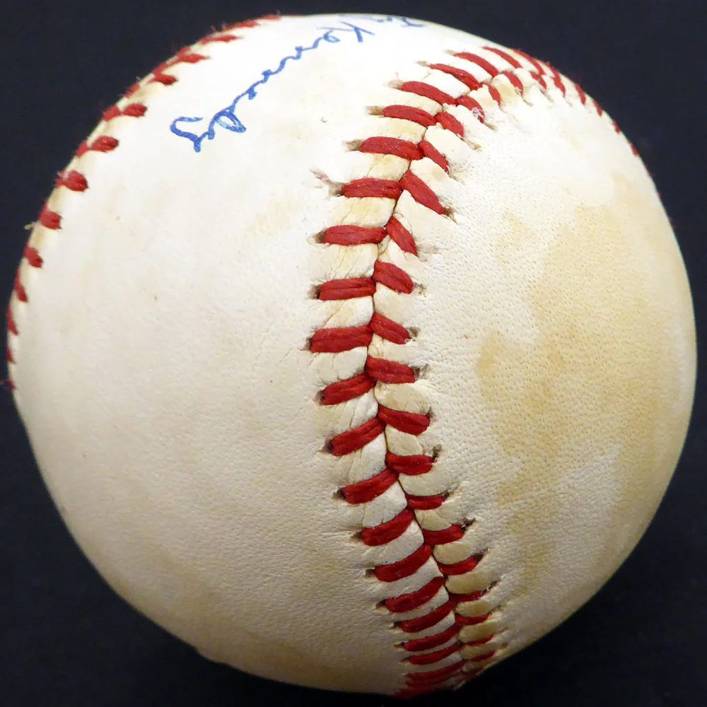 Monte "Monty" Kennedy Autographed Official OL Baseball New York Giants Beckett BAS #F29360 - Image 3