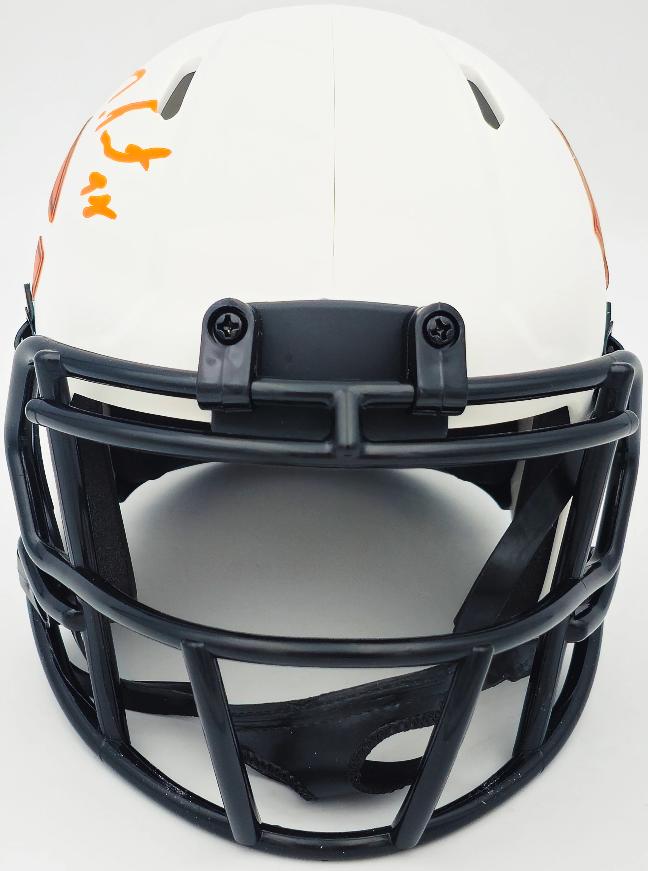 Montez Sweat Autographed Chicago Bears Lunar Eclipse White Speed Mini Helmet JSA Stock #232849 - Image 3