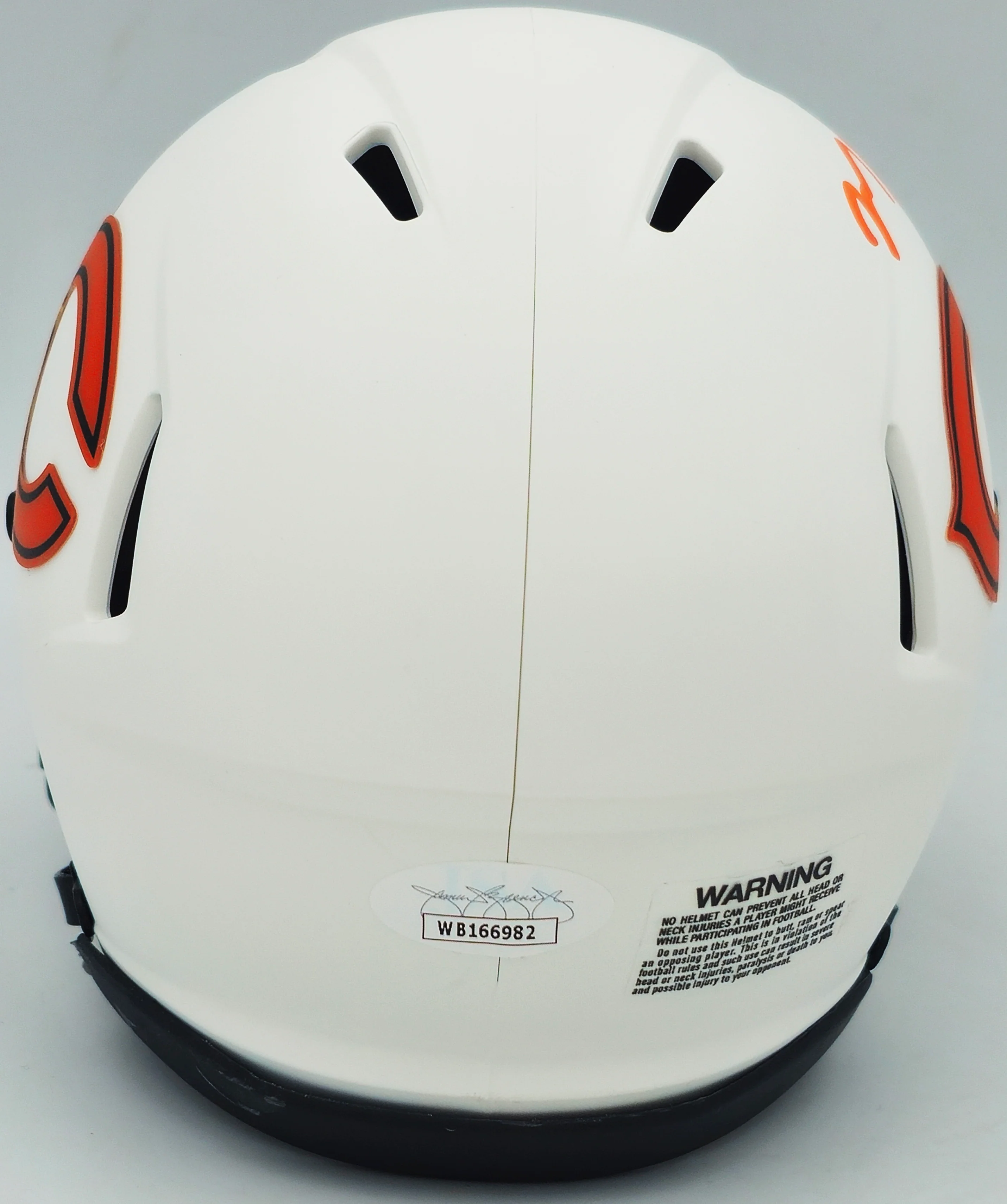 Montez Sweat Autographed Chicago Bears Lunar Eclipse White Speed Mini Helmet JSA Stock #232849 - Image 4