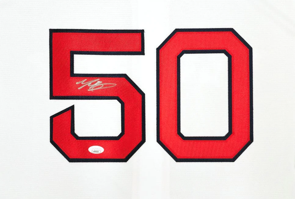 Mookie Betts Signed Boston Red Sox Nike Replica Baseball Jersey JSA - Image 2