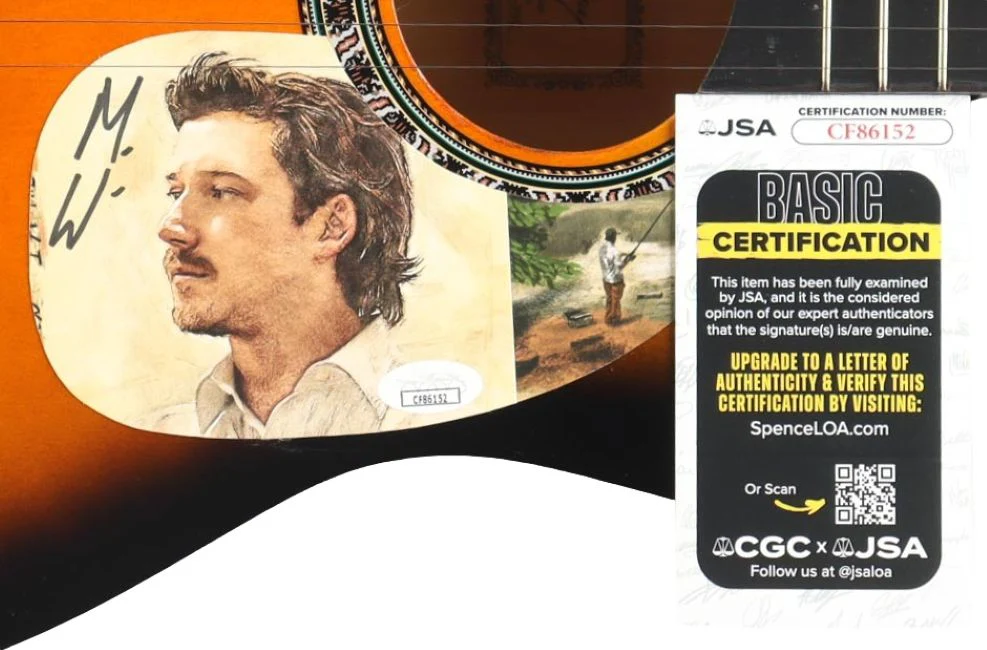 Morgan Wallen Signed I'm The Problem 38" Acoustic Guitar JSA - Image 2