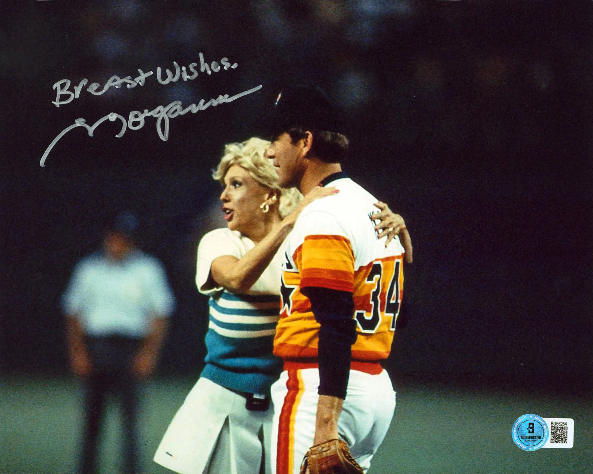 Morganna Roberts "Breast Wishes" Authentic Signed 8x10 Photo BAS #BU55254 - Image 2