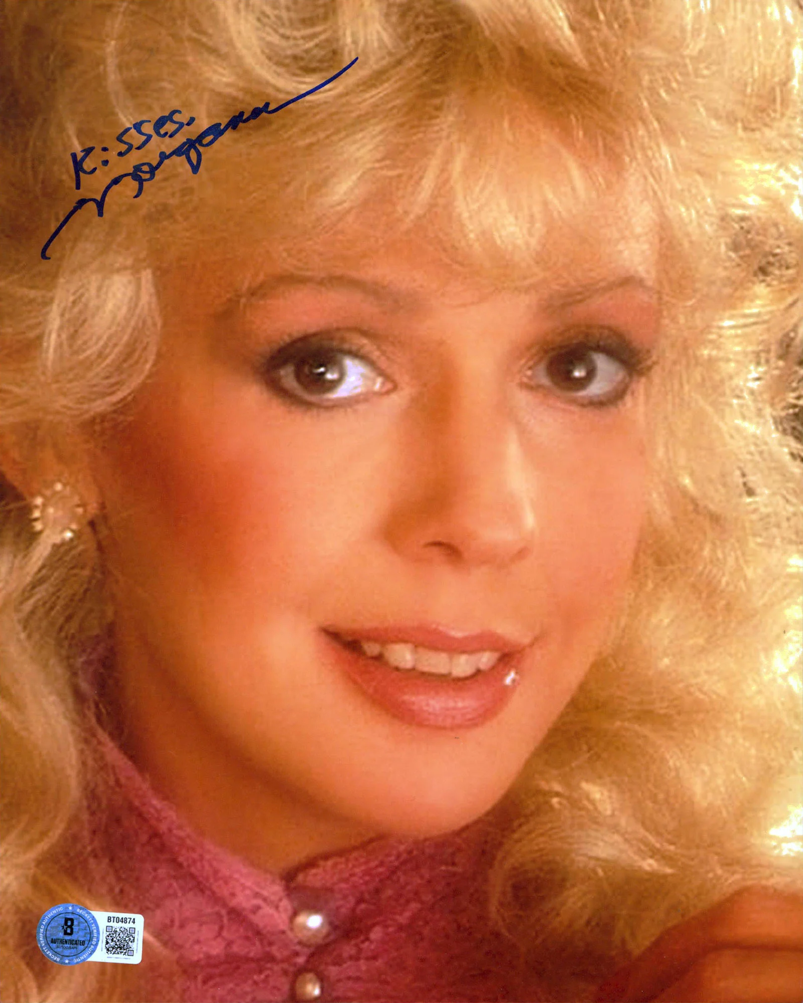 Morganna Roberts "Kisses" Authentic Signed 8x10 Vertical Photo BAS #BT04874 - Image 2
