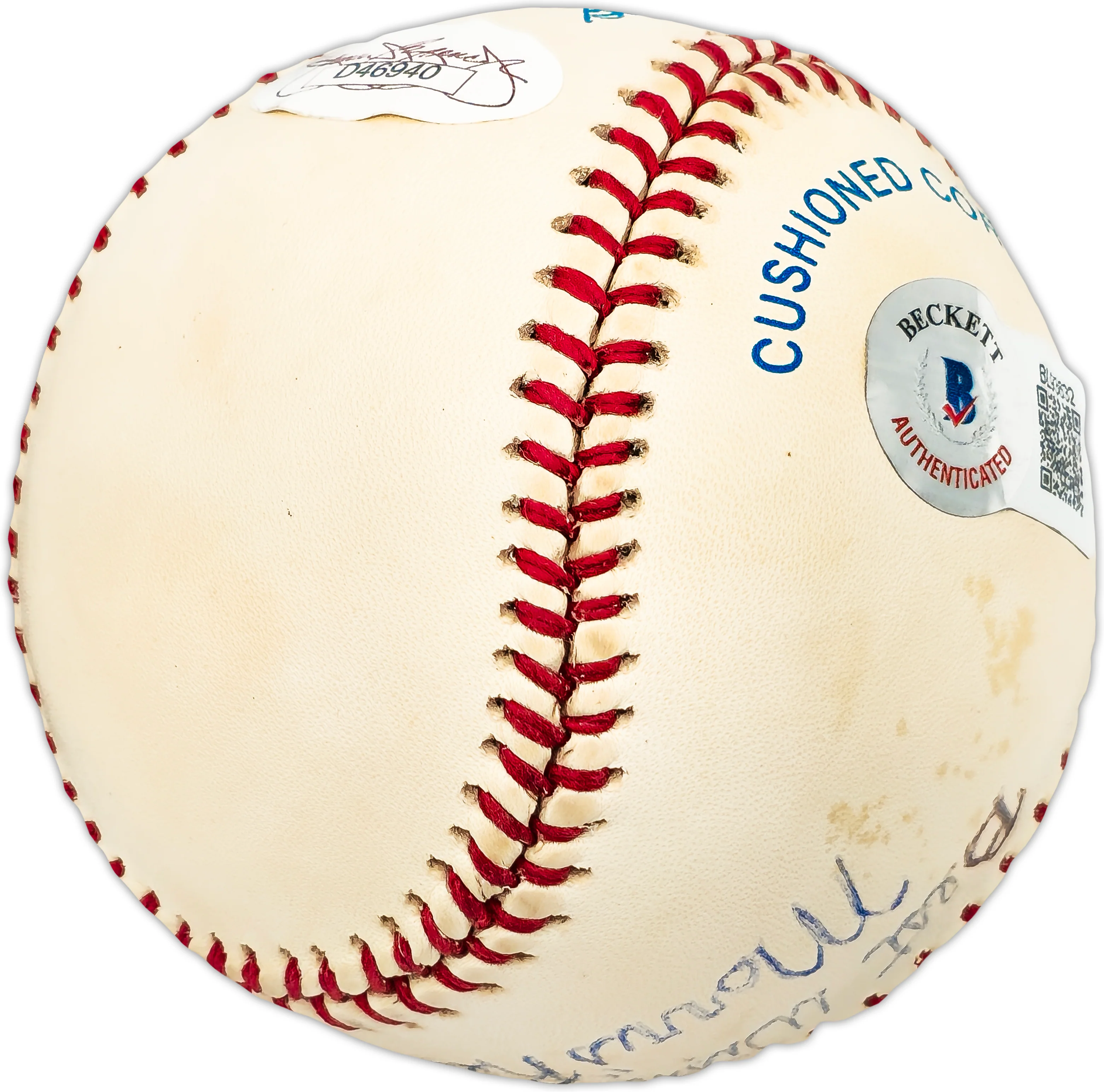 Morris Red Badgro Autographed Official AL Baseball St. Louis Browns "Best Wishes to Kasey" Beckett BAS QR #BL93632 - Image 5