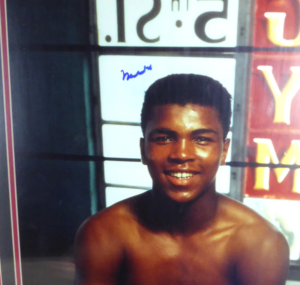 Muhammad Ali Autographed Framed 16x20 Photo PSA/DNA #S14054 - Image 2