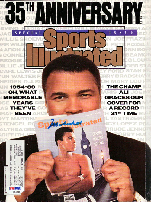 Muhammad Ali Autographed Sports Illustrated Magazine PSA/DNA #S06866 - Image 2
