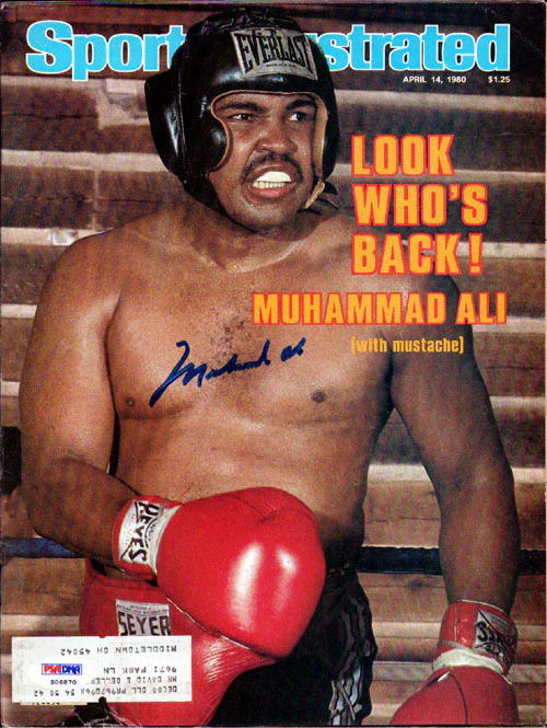 Muhammad Ali Autographed Sports Illustrated Magazine PSA/DNA #S06870 - Image 2