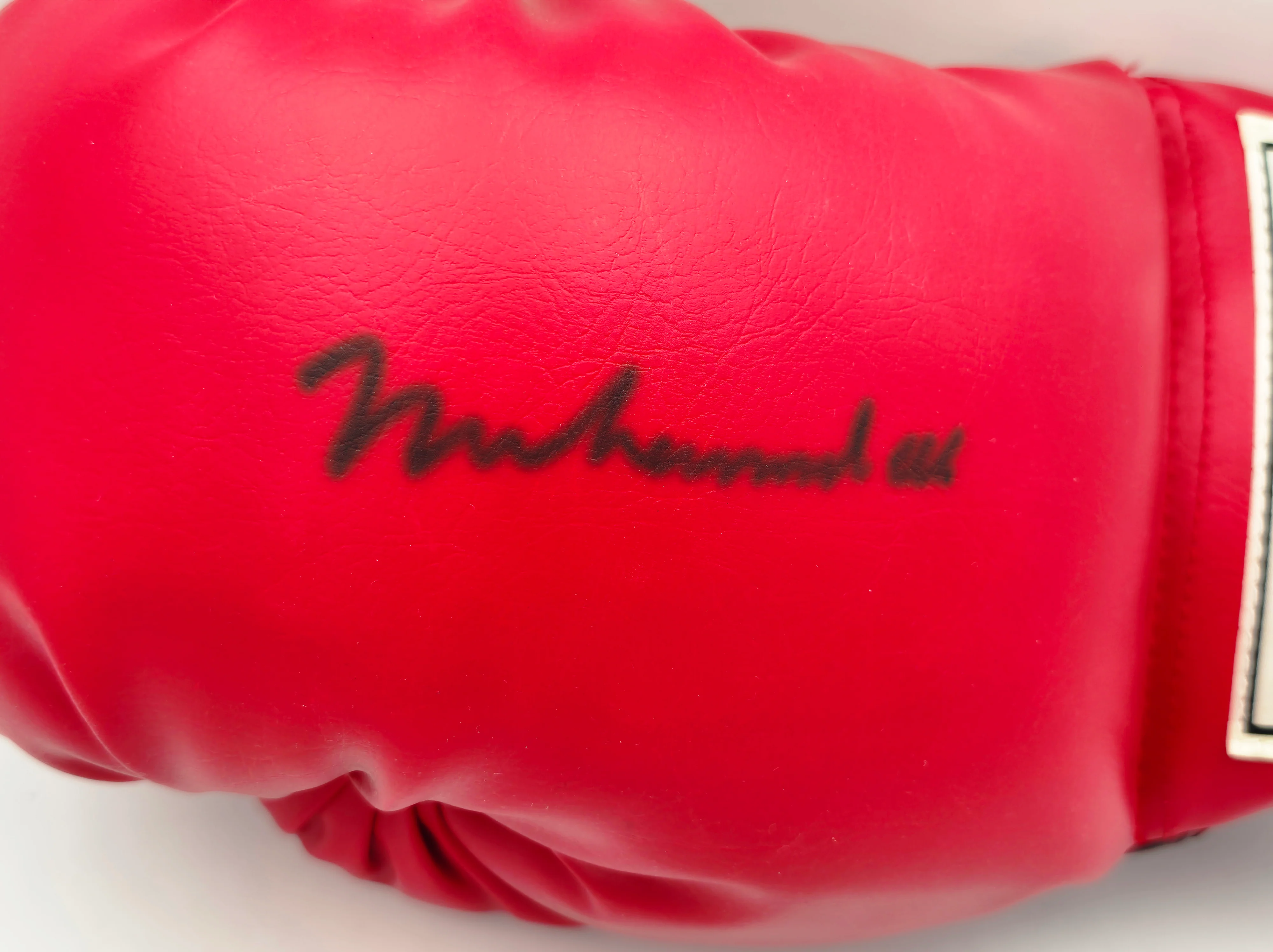 Muhammad Ali Autographed Red Boxing Glove RH JSA #ZZ29592 - Image 2