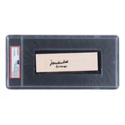 Muhammad Ali Signed 1980 Closed Circuit Fight Ticket vs Holmes PSA/DNA Gem MT 10 - Image 3