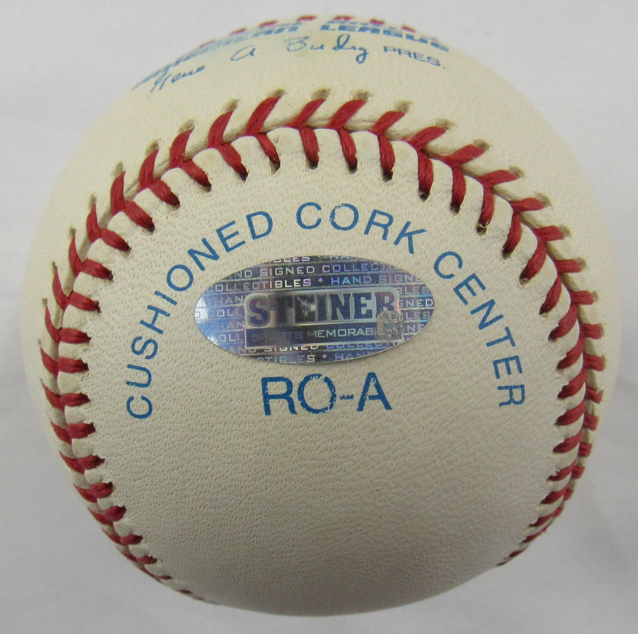 Bobby Doerr Signed Auto Rawlings Baseball w/ HOF Insc Steiner Hologram - Image 2