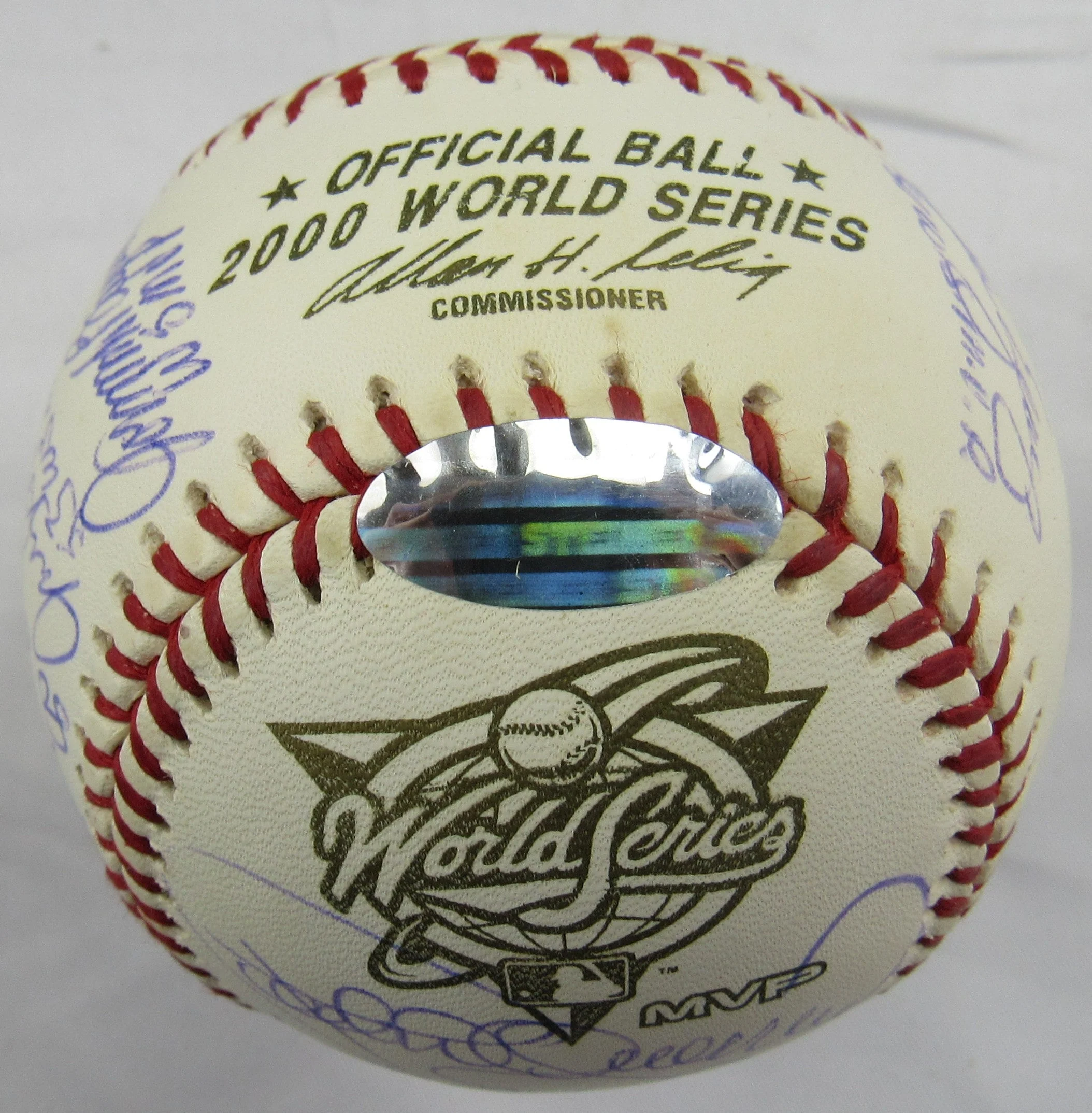 Multi Signed Auto Rawlings World Series MVP Baseball w/ Multiple Insc Steiner Hologram - Image 7