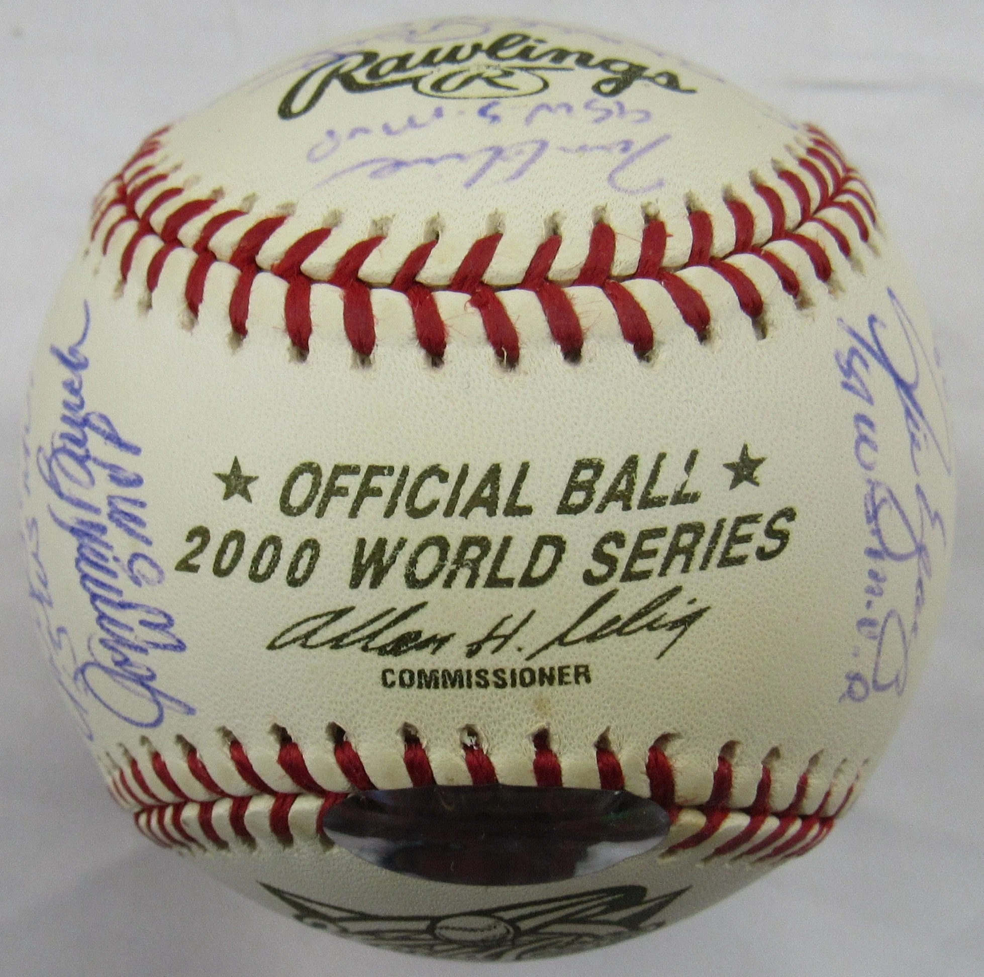 Multi Signed Auto Rawlings World Series MVP Baseball w/ Multiple Insc Steiner Hologram - Image 8