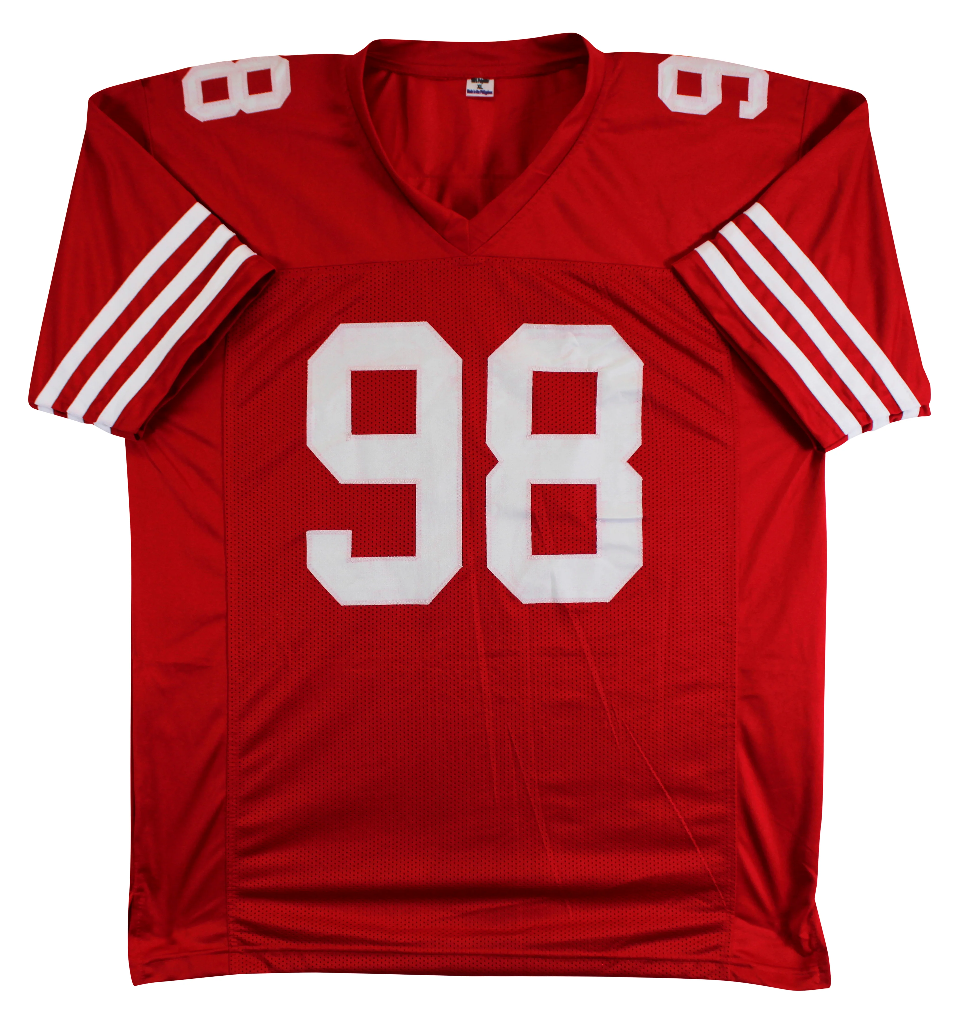 Mykel Williams Authentic Signed Red Pro Style Jersey BAS Witnessed #3W210357 - Image 4
