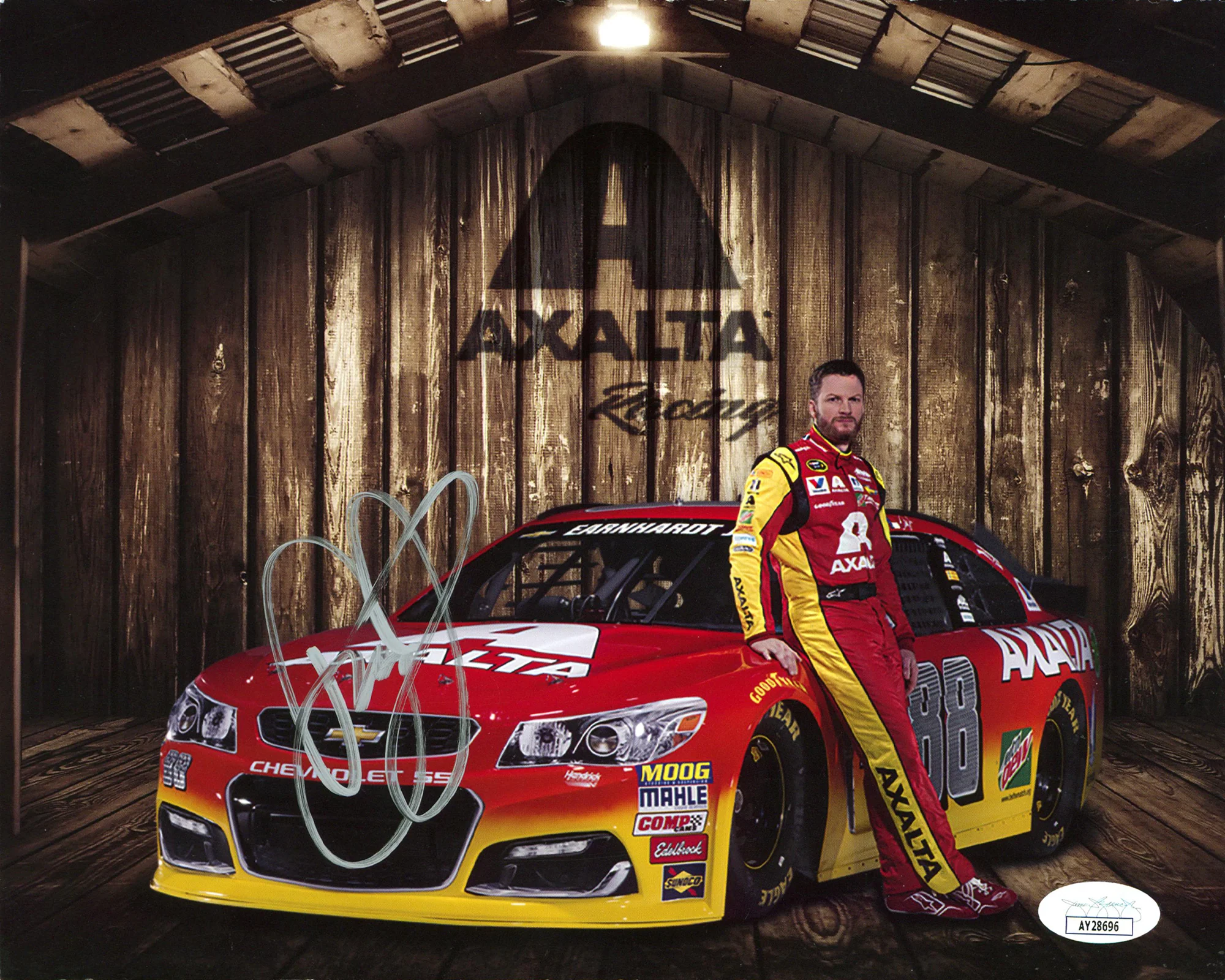 NASCAR Dale Earnhardt Jr. Authentic Signed 8x10 Promotional Photo JSA #AY28696 - Image 2