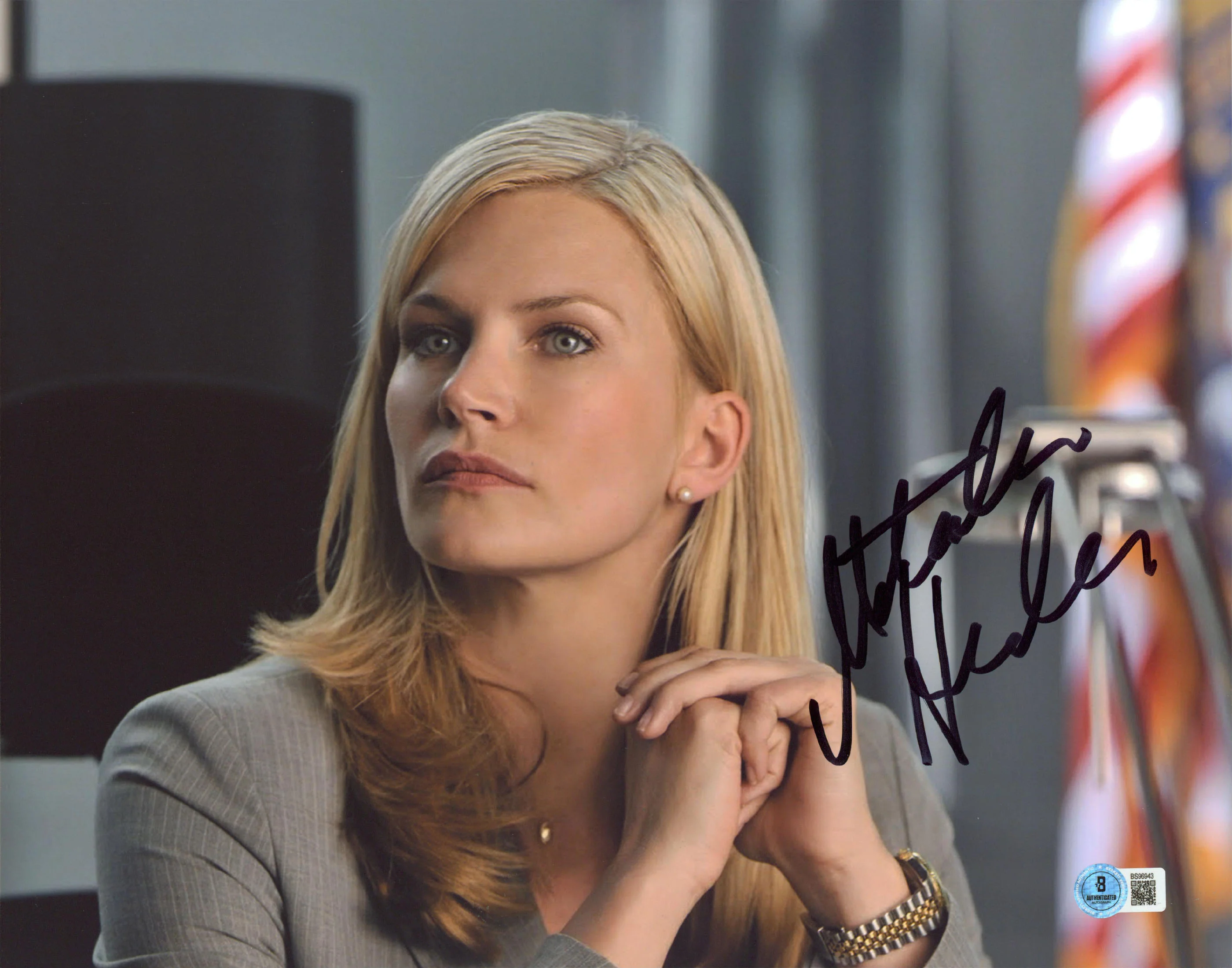 Natasha Henstridge The Devil's Teardrop Authentic Signed 11x14 Photo BAS BS96943 - Image 2