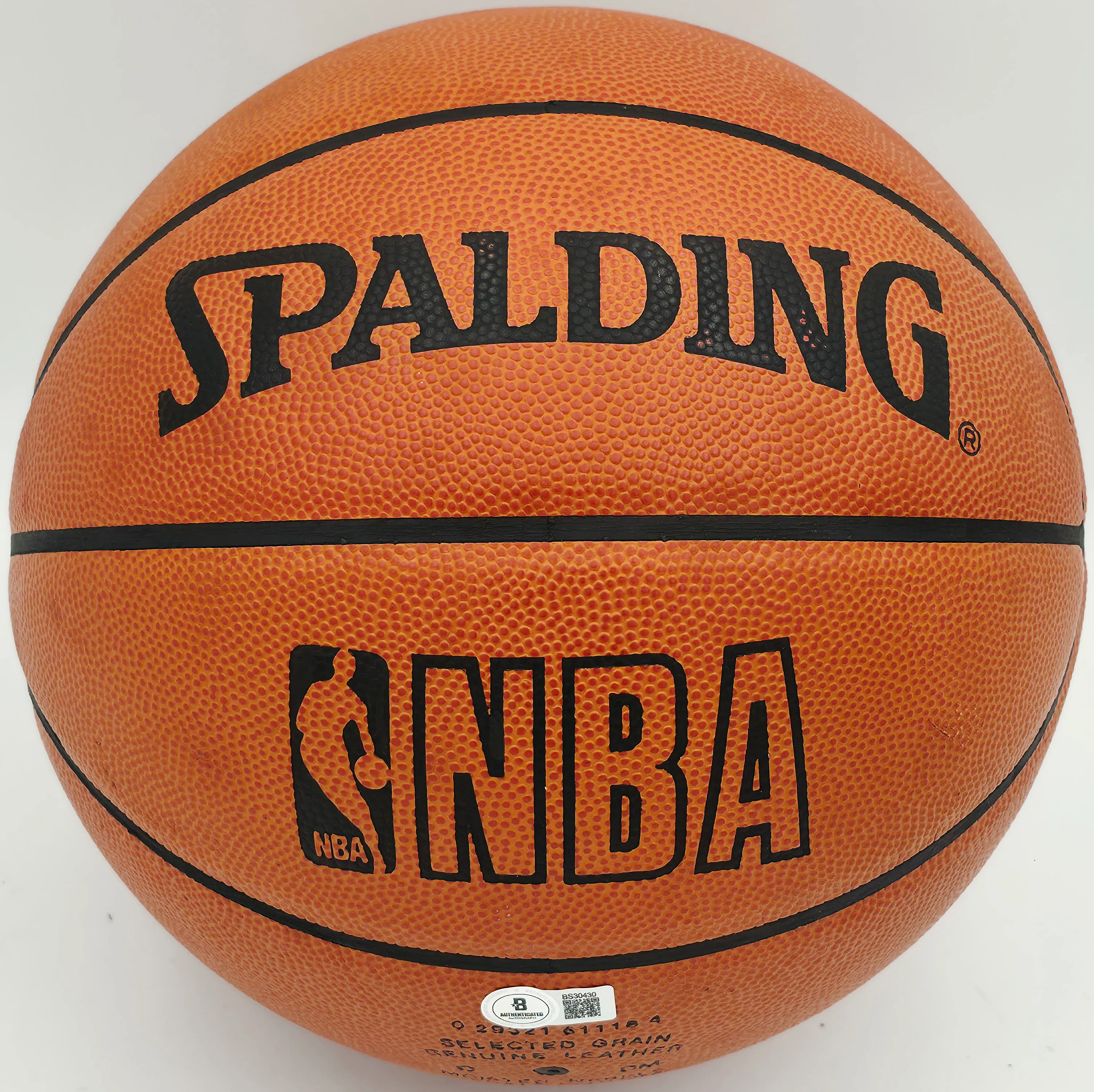 Nate Thurmond Autographed Spalding NBA Leather Game Basketball Golden State Warriors Beckett BAS QR #BS30430 - Image 5
