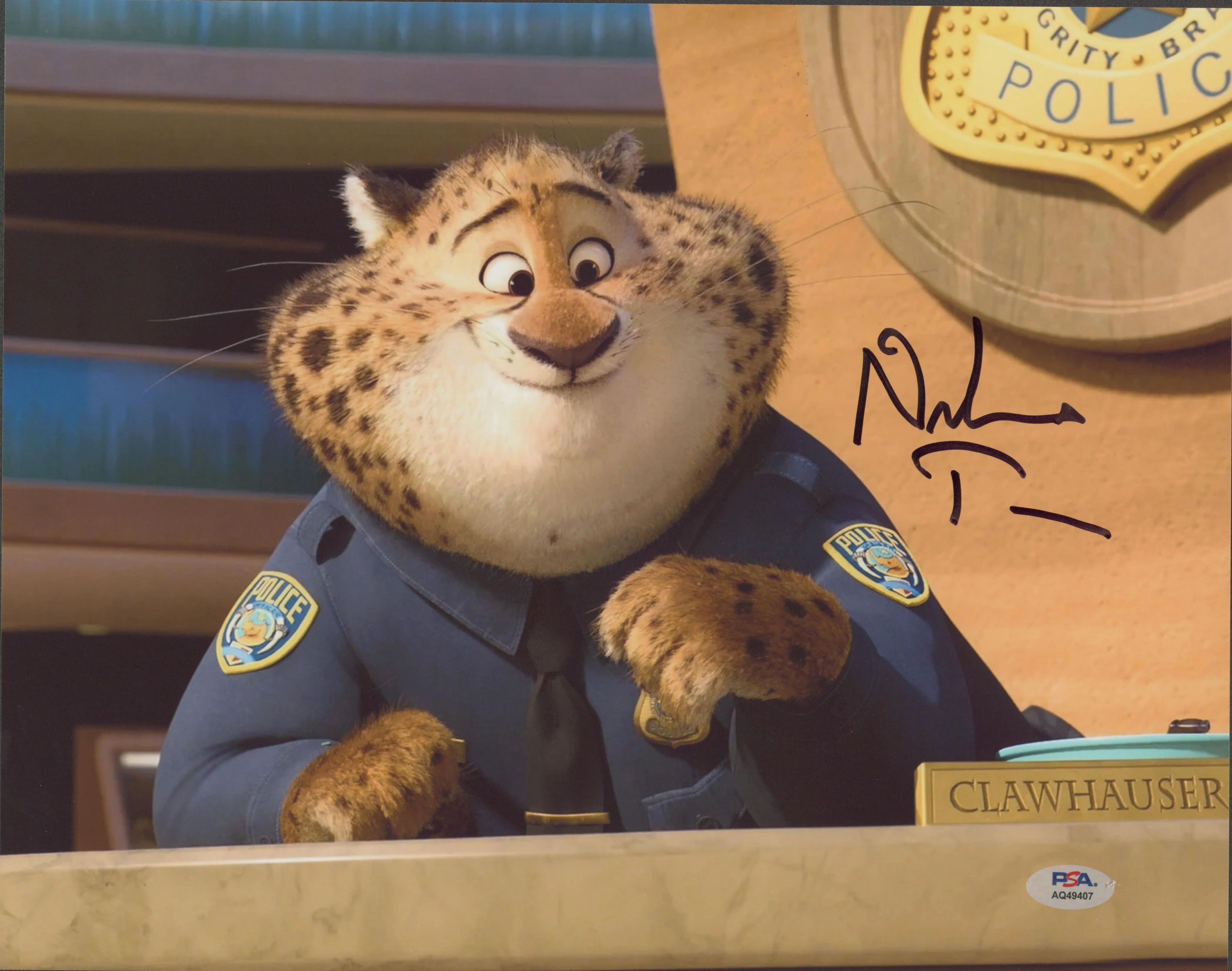 Nate Torrence Zootopia Authentic Signed 11x14 Horizontal Photo PSA/DNA #AQ49407 - Image 2