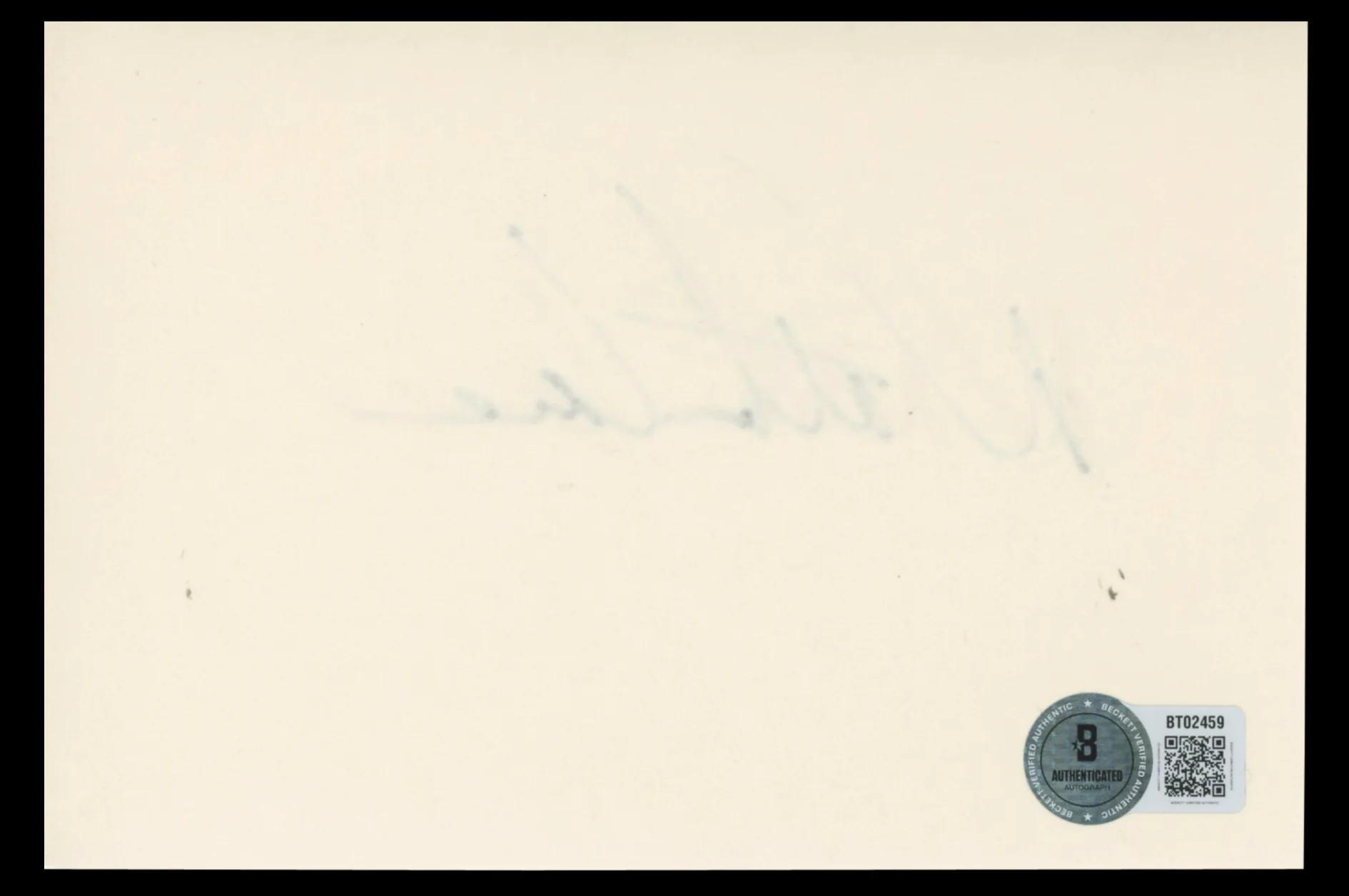 Nathan Lane The Lion King Authentic Signed 4x6 Index Card BAS #BT02459 - Image 3