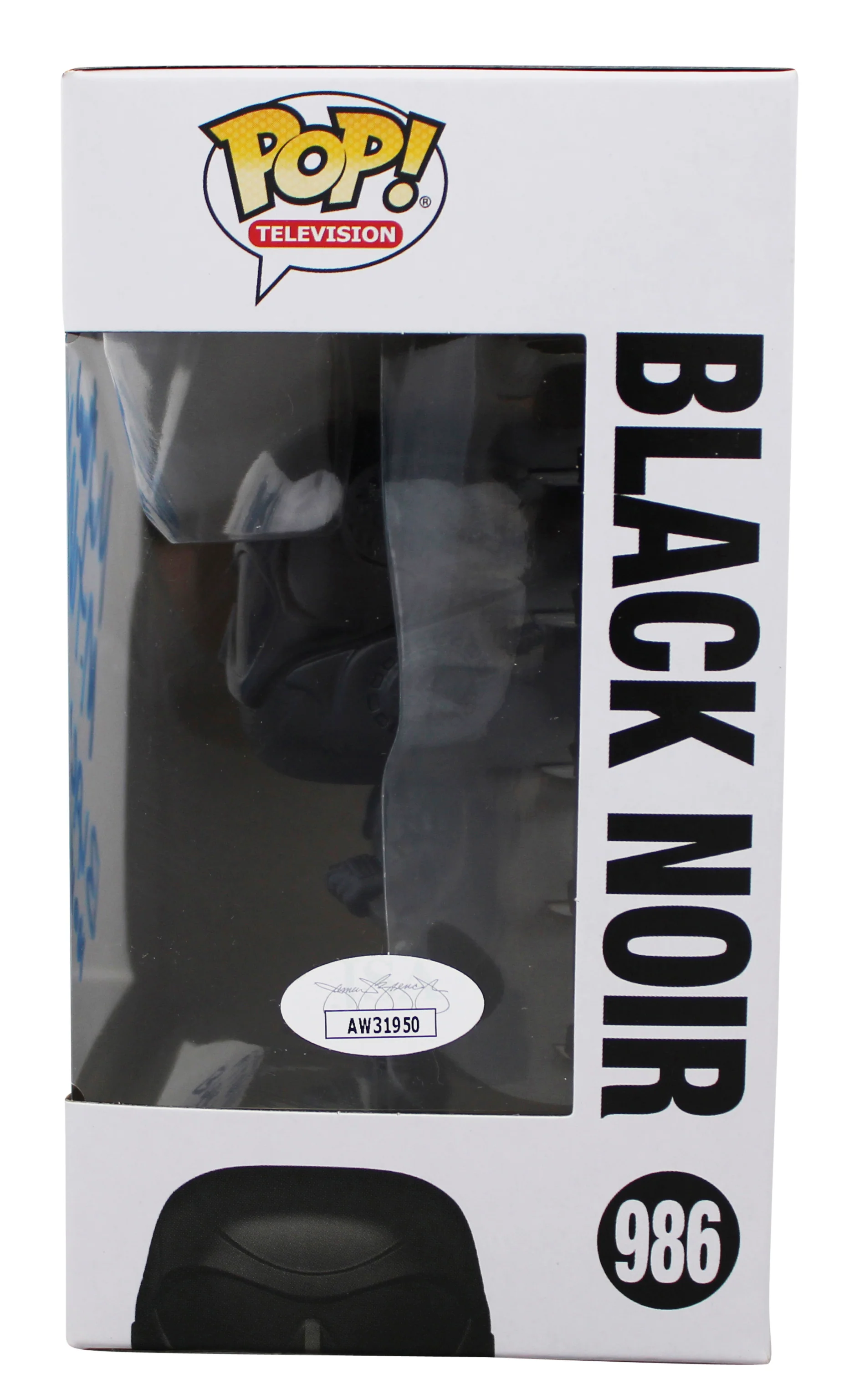 Nathan Mitchell The Boys "Black Noir" Signed #986 Funko Pop Figure JSA #AW31950 - Image 4